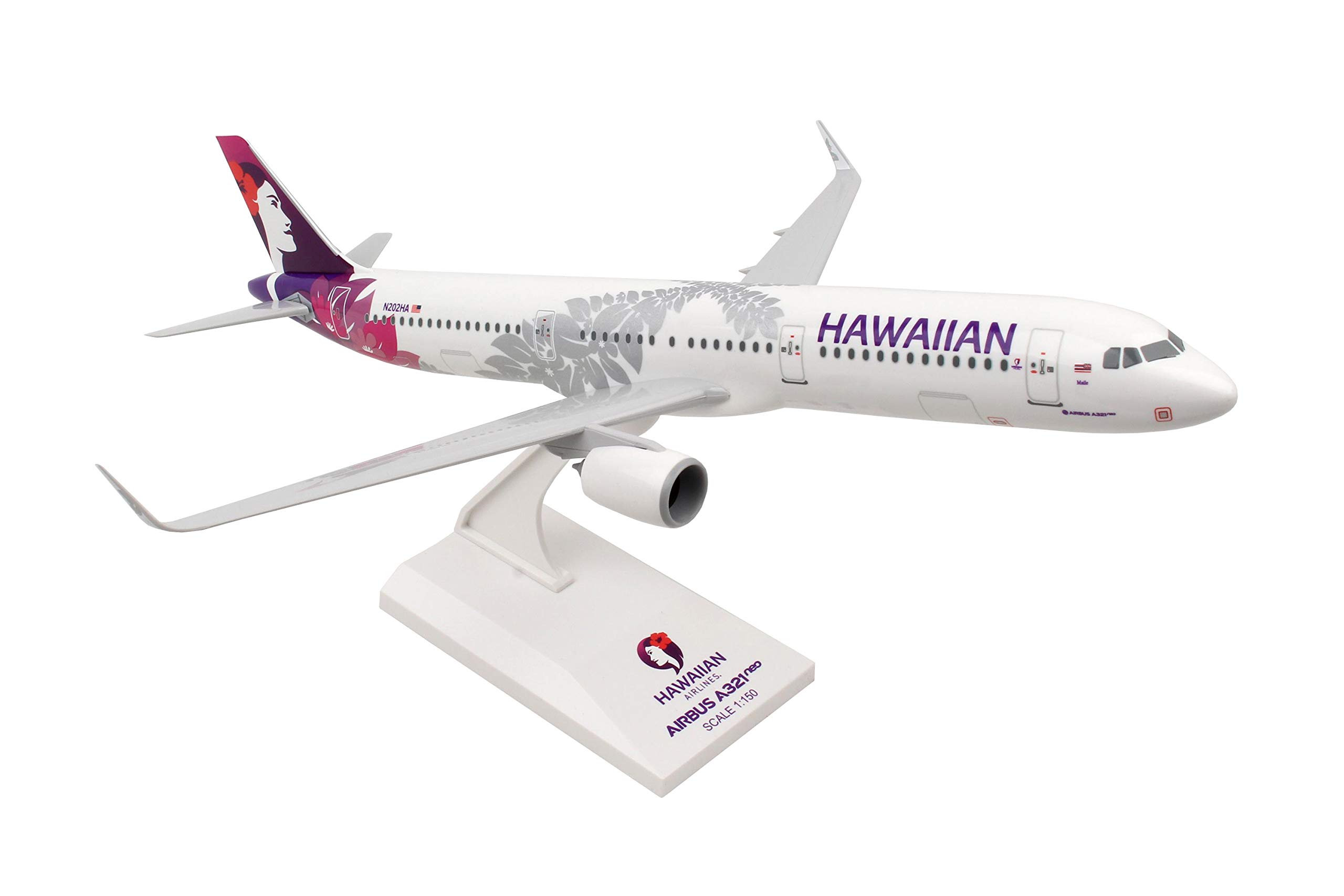 Amazon.com: Daron Skymarks Hawaiian Airlines A321 Neo 1/100 with