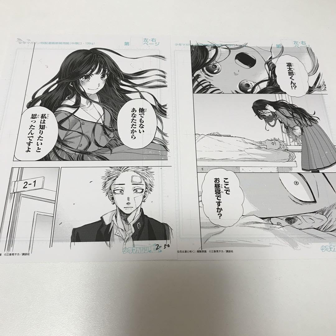 Amazon.co.jp: 薫る花は凛と咲く 複製原画二枚セット ERTU : ホーム