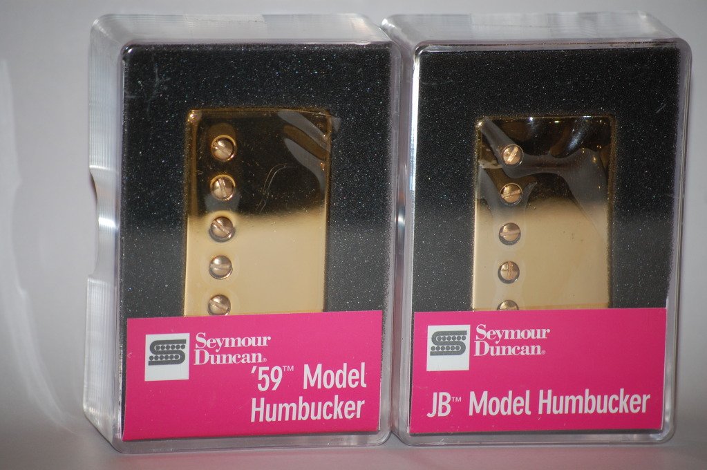 Amazon.com: Seymour Duncan SH-4 JB Bridge & SH-1n 59 Neck GOLD