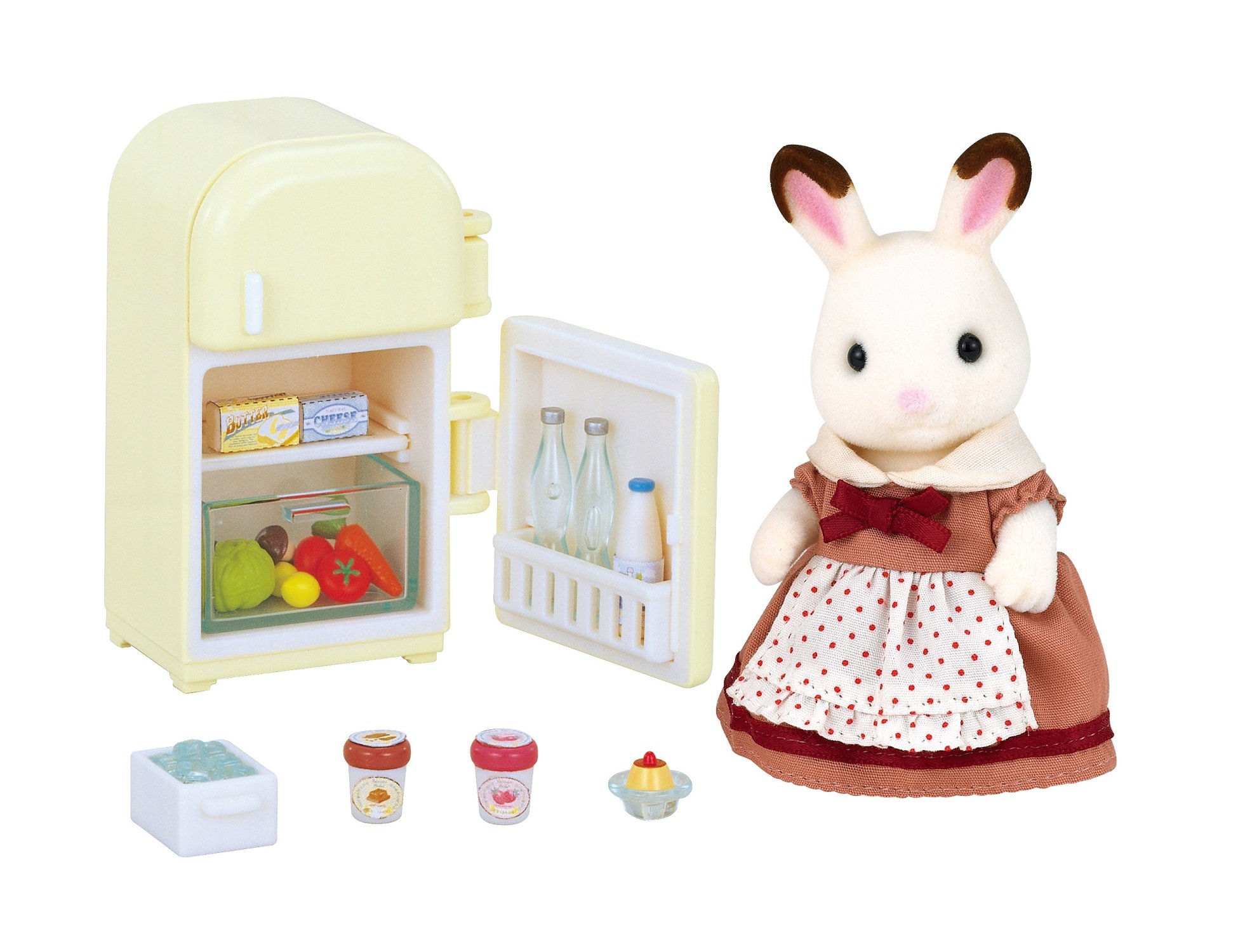 Amazon | シルバニアファミリー 人形・家具セット 【 ショコラウサギの