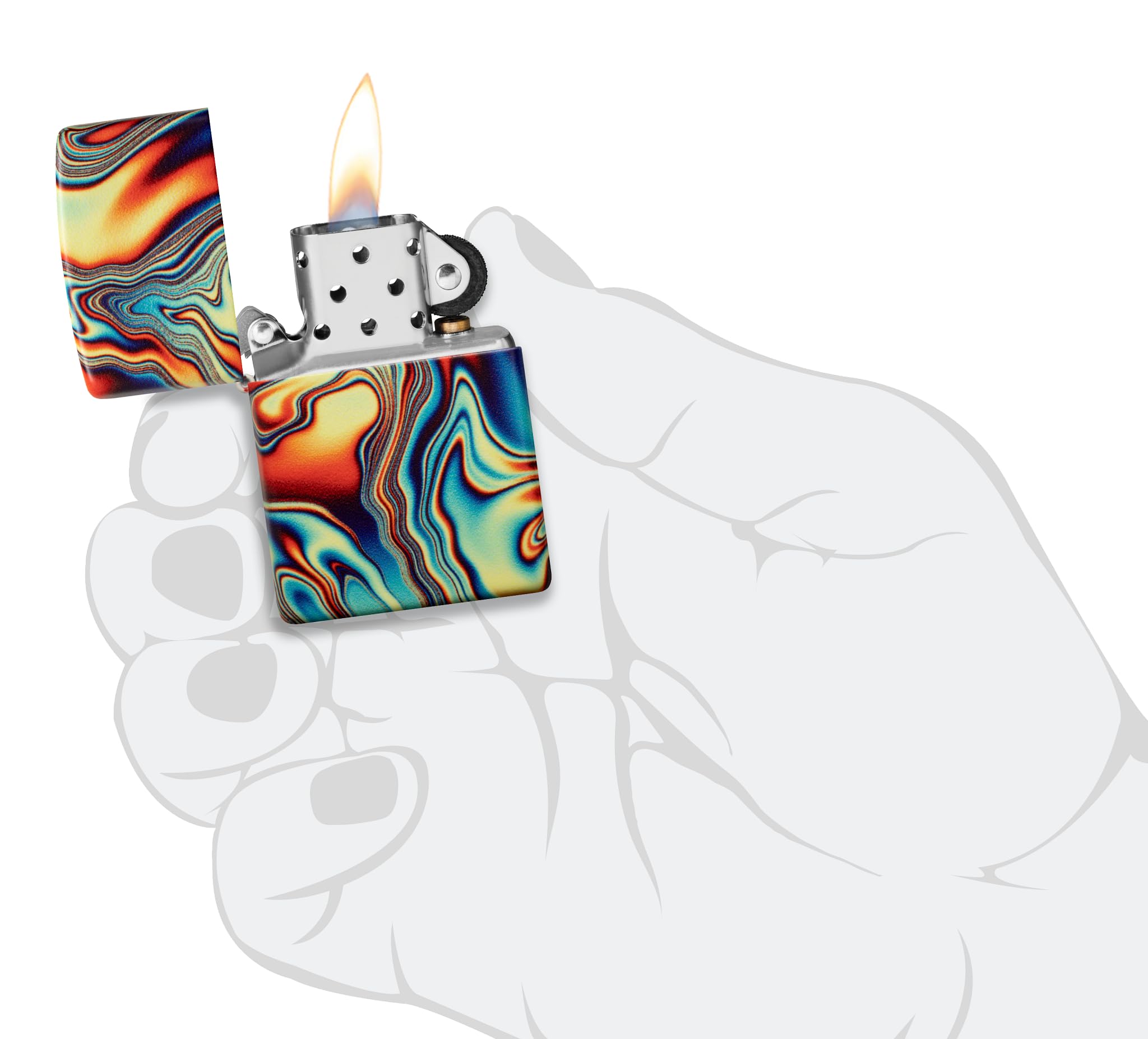 Amazon.co.jp: ZIPPO(ジッポー) ライター US 48612 カラフルスワール