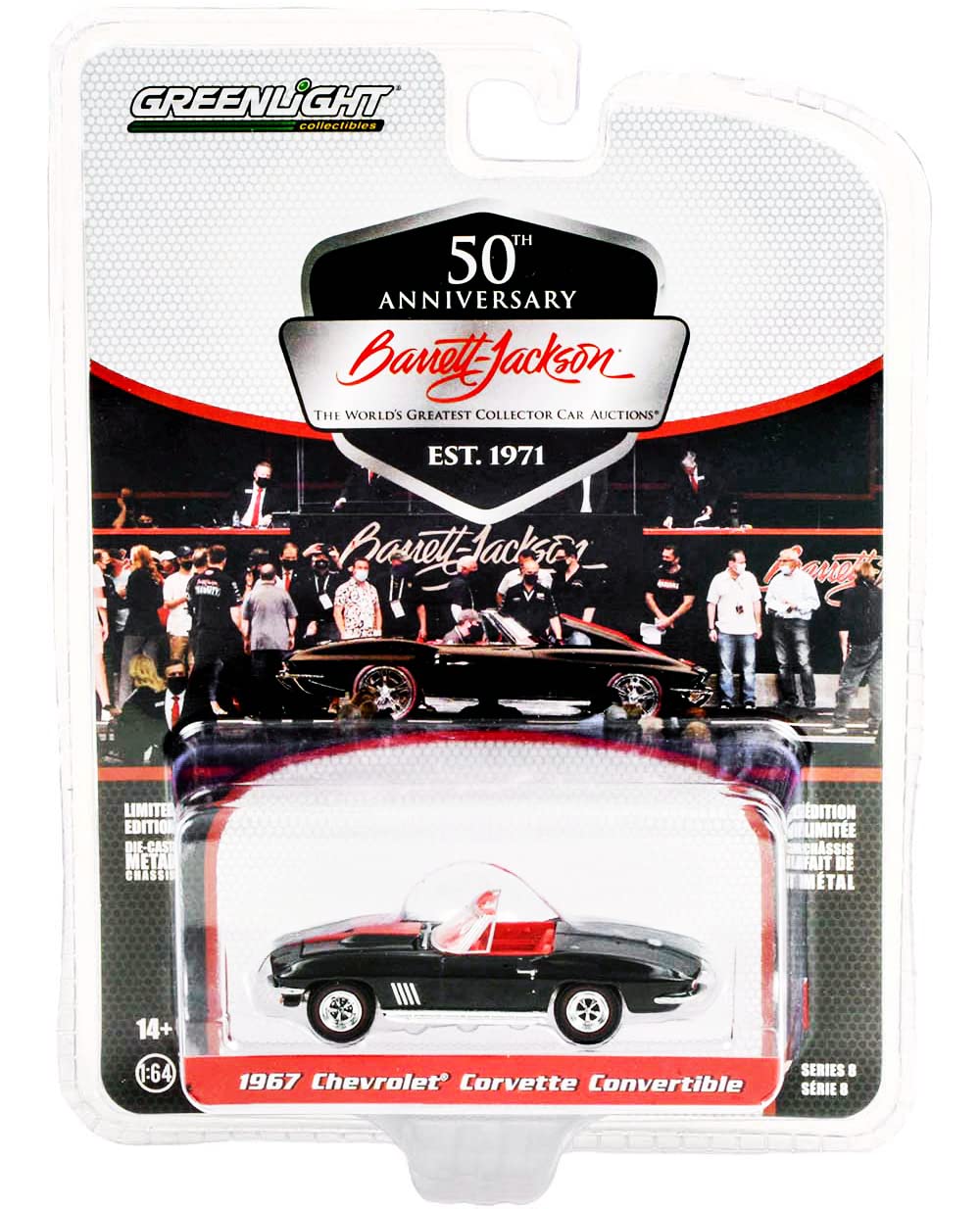 Amazon.com: 1967 Chevy Corvette Convertible Black (Lot #1367