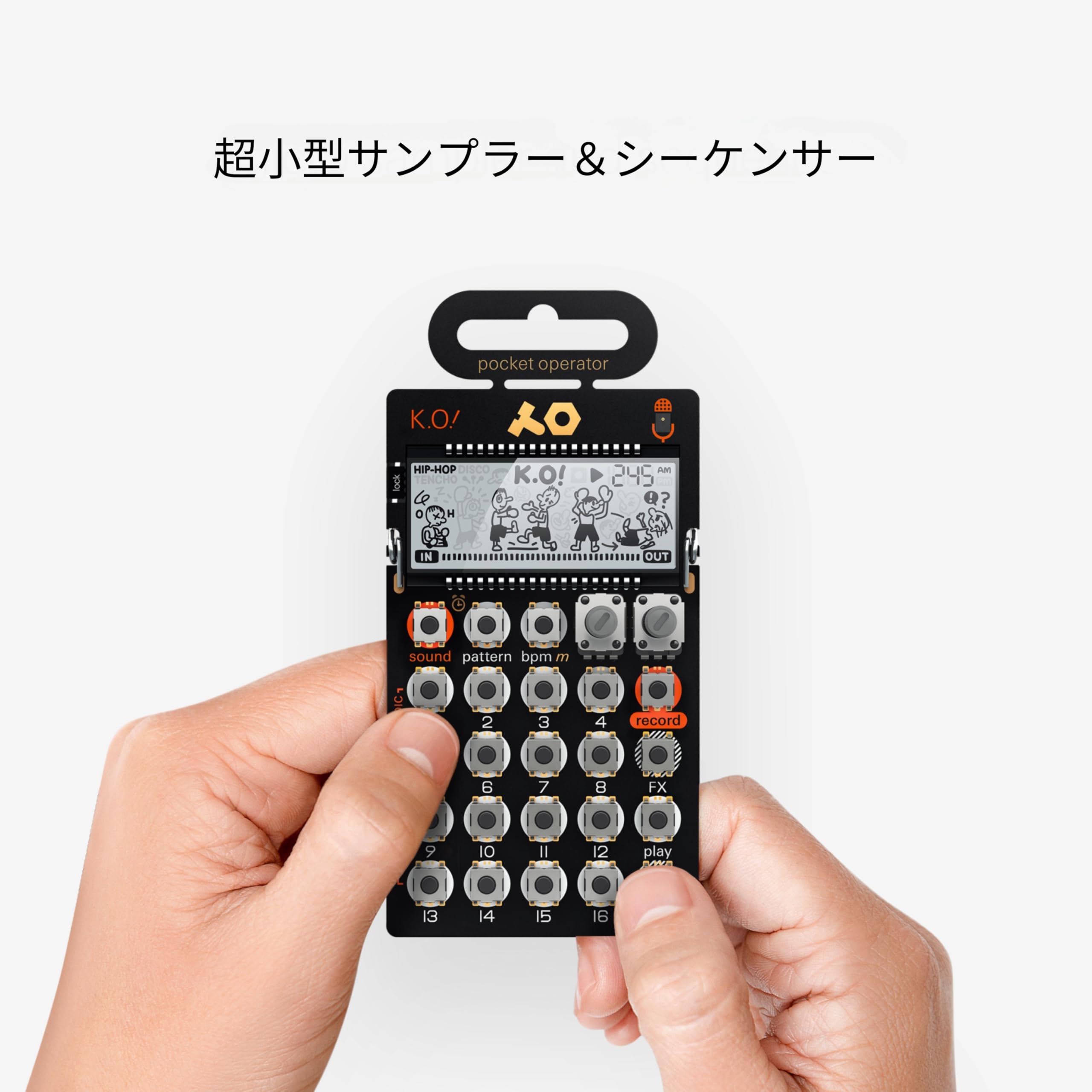 Teenage Engineering Operador de bolso PO-33 KO : Amazon.com.br