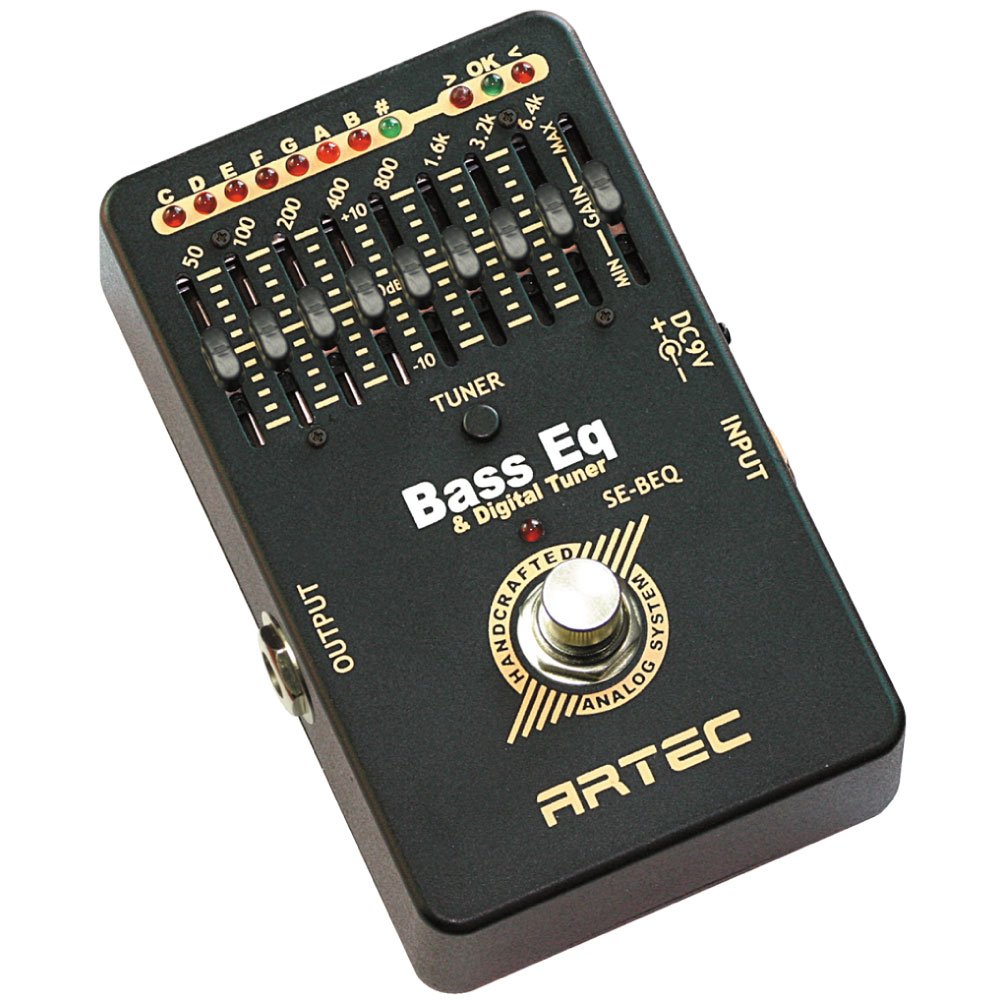 Amazon | ARTEC エフェクター ベース用 チューナー付 8バンド