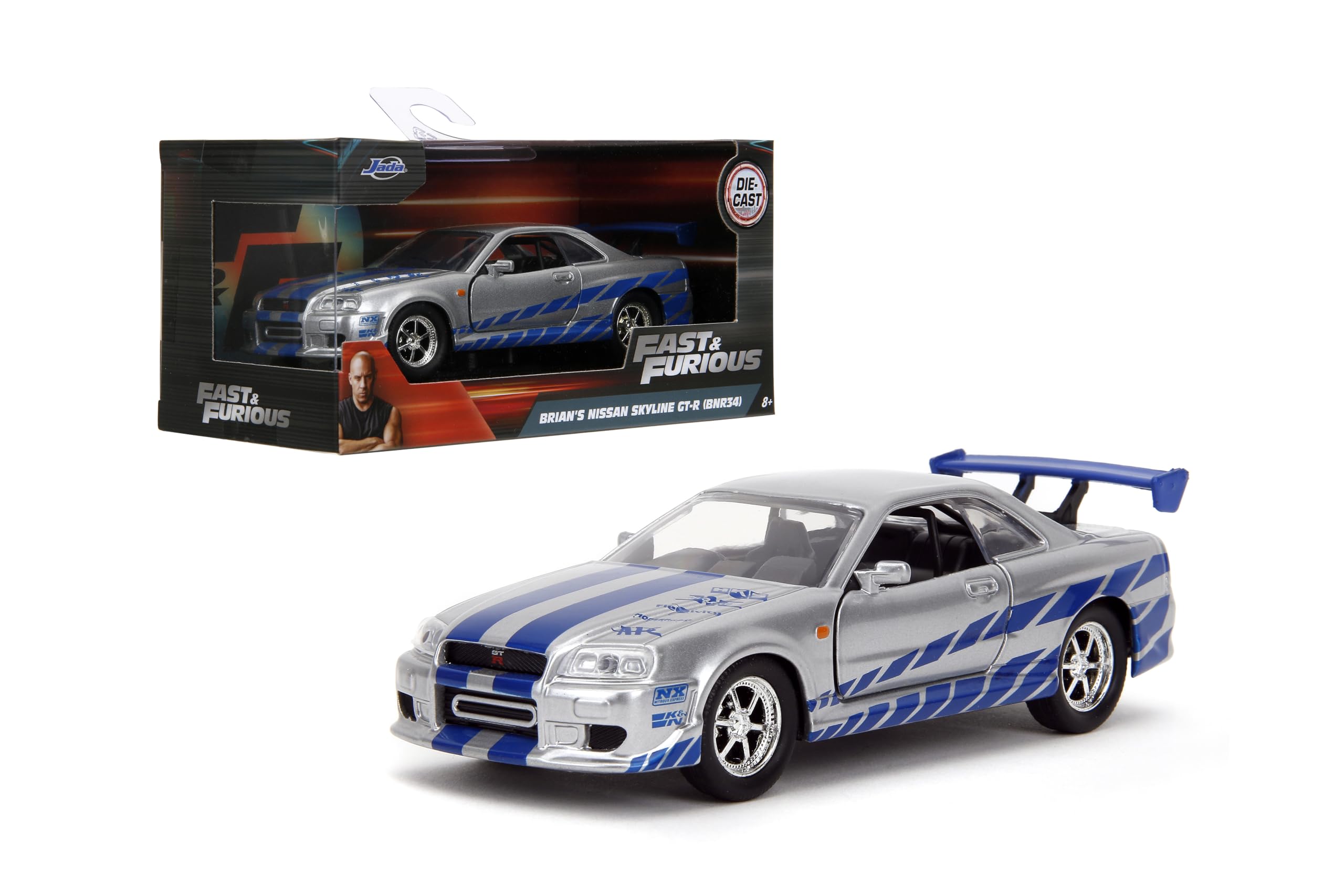 Amazon | 1/32 JadaTOYS/ ワイルドスピード スカイラインGTR シルバー