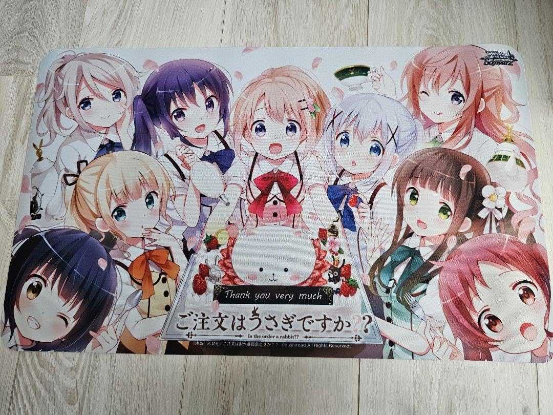 Amazon | ごちうさ 集合絵 カードゲーム ラバーマット プレイマット ご
