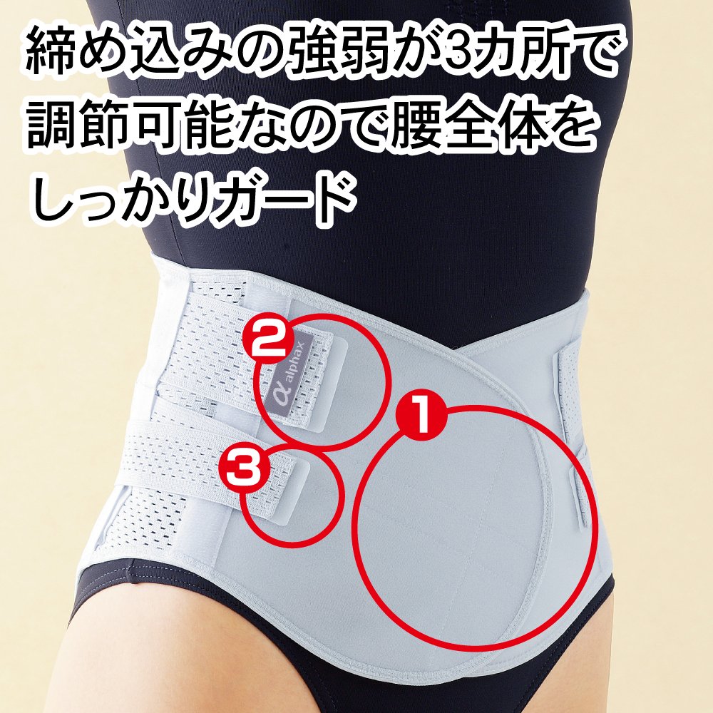 Amazon | アルファックス 腰用 サポーター 腰ベルト 日本製 お医者さん