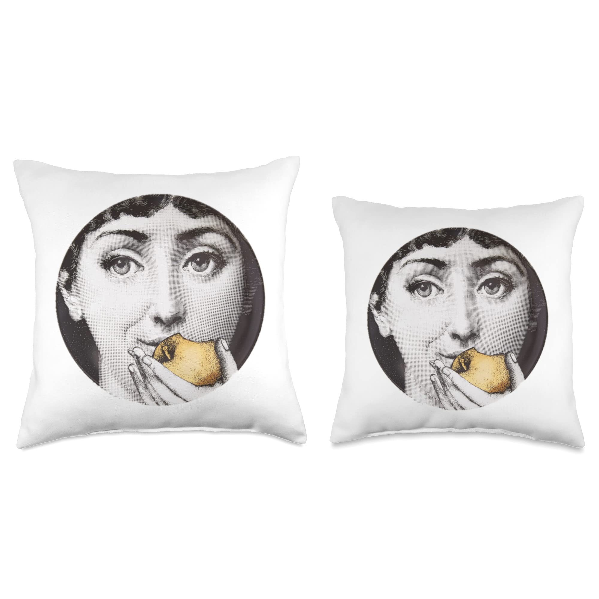Amazon.com: Lina Cavalieri Fornasetti Throw Pillow : Home & Kitchen