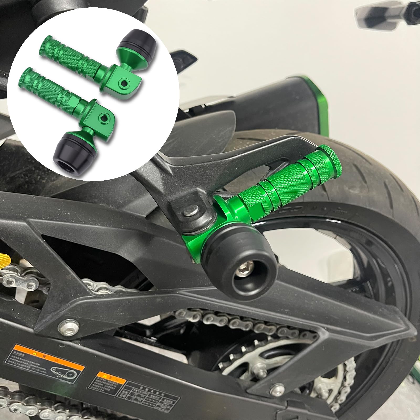 Amazon | バイク用 タンデムステップ スライダー 対応車種 カワサキ ZX