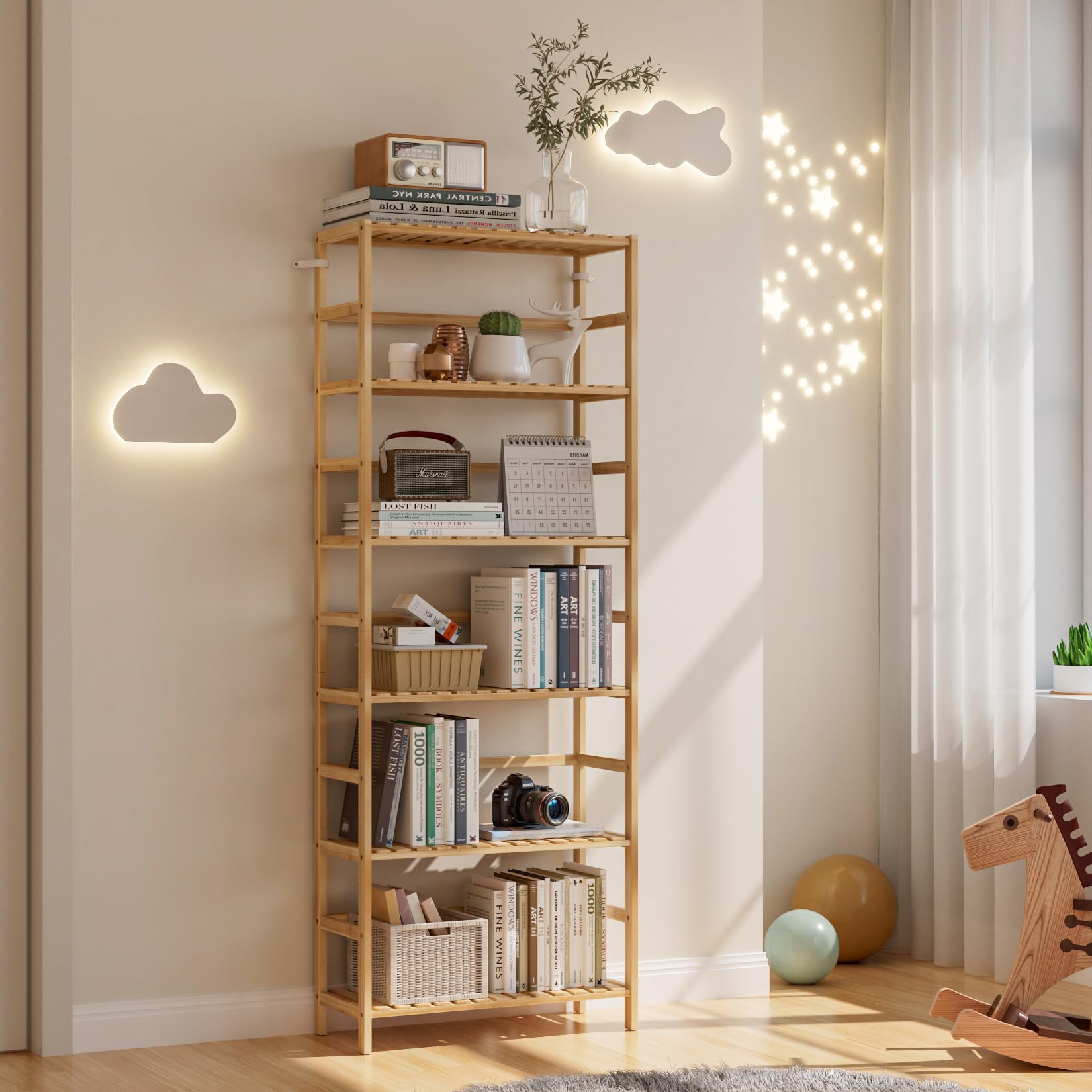 Amazon｜UNHO オープンシェルフ キッチンラック おしゃれ 収納ラック
