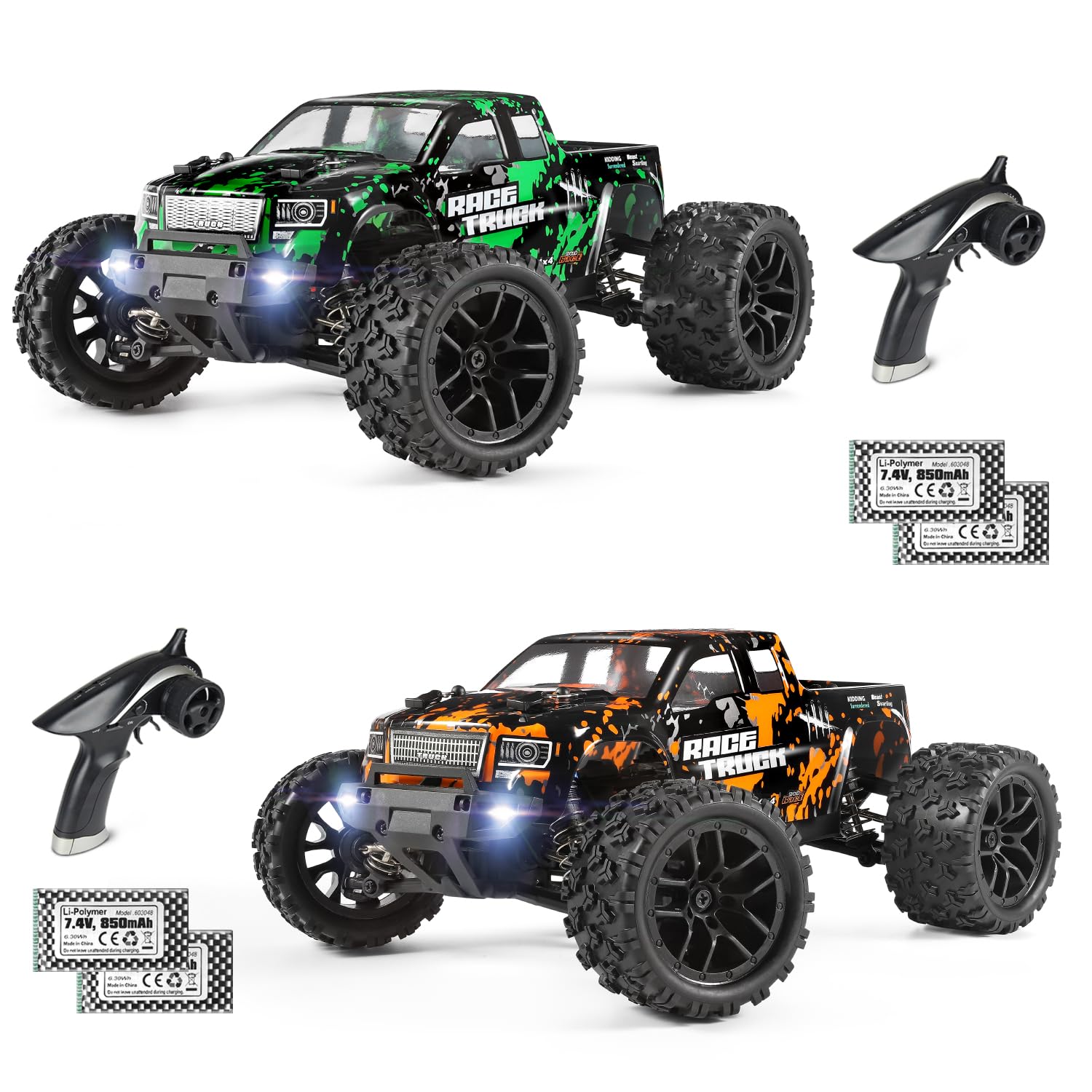 Amazon.com: HAIBOXING 1/18 Scale RC Monster Truck 18859, Hobby