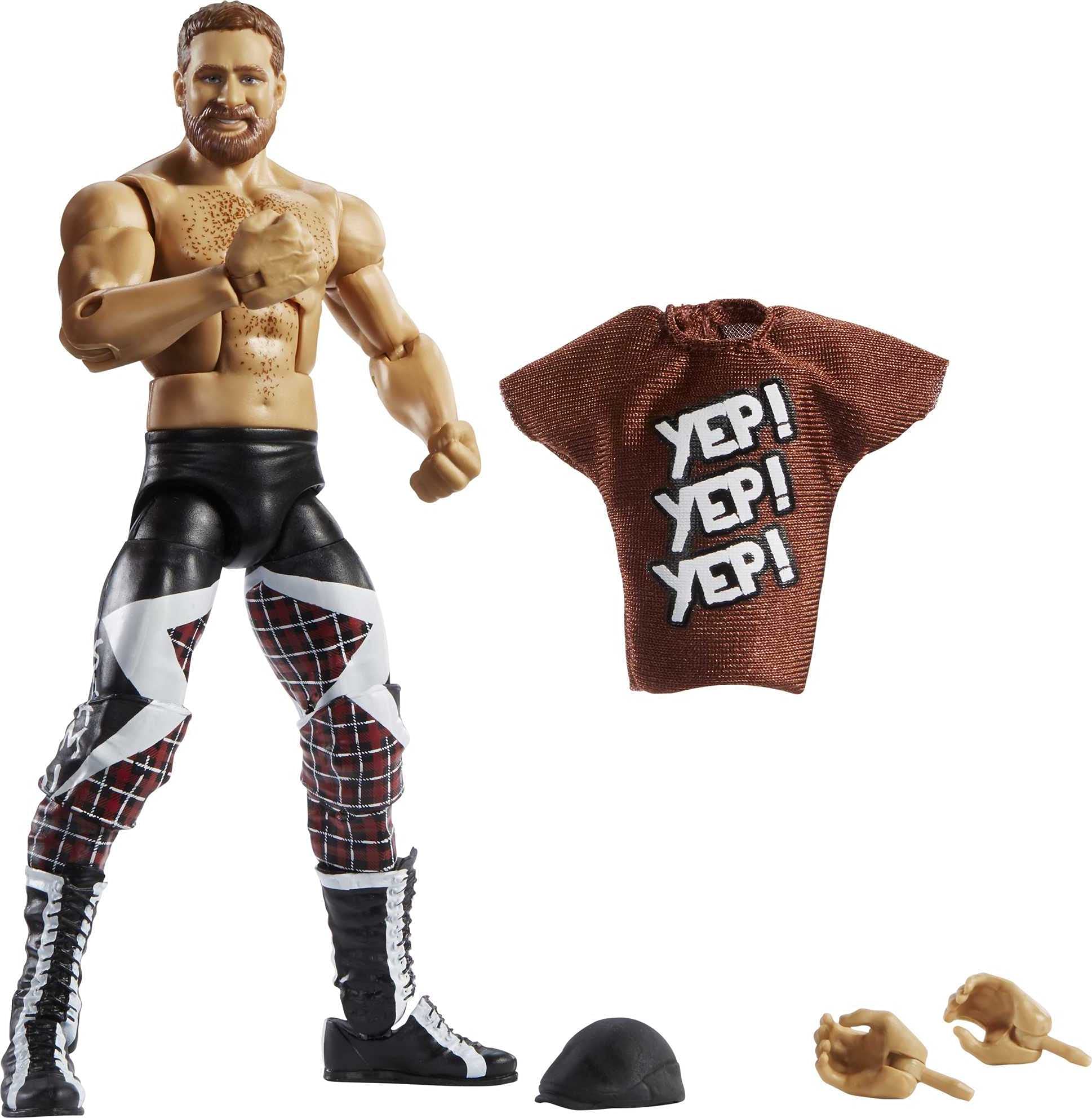 Amazon.com: WWE Sami Zayn Elite Collection Deluxe Action Figure