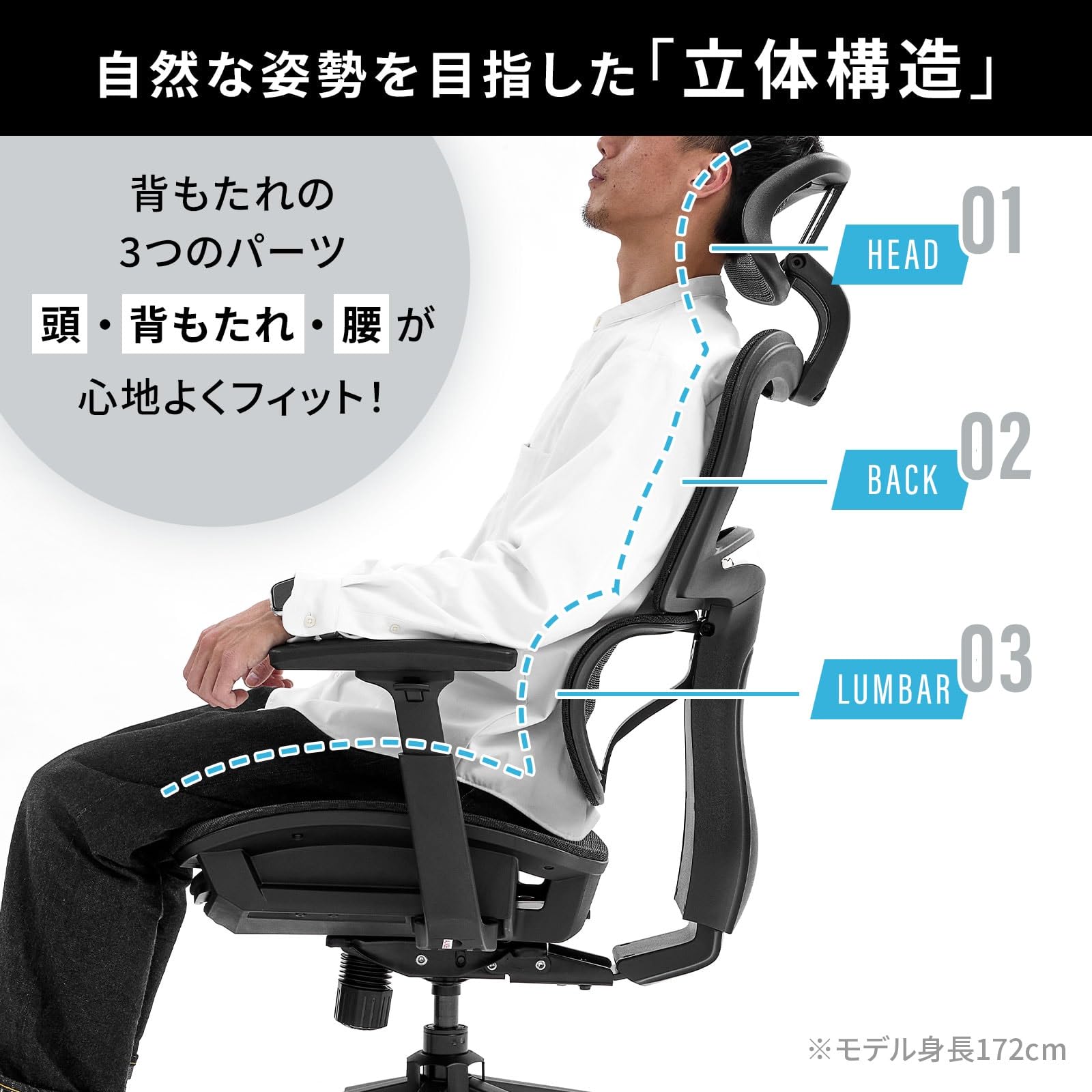 Amazon.co.jp: LOWYA ロウヤ オフィスチェア ゲーミングチェア デスク