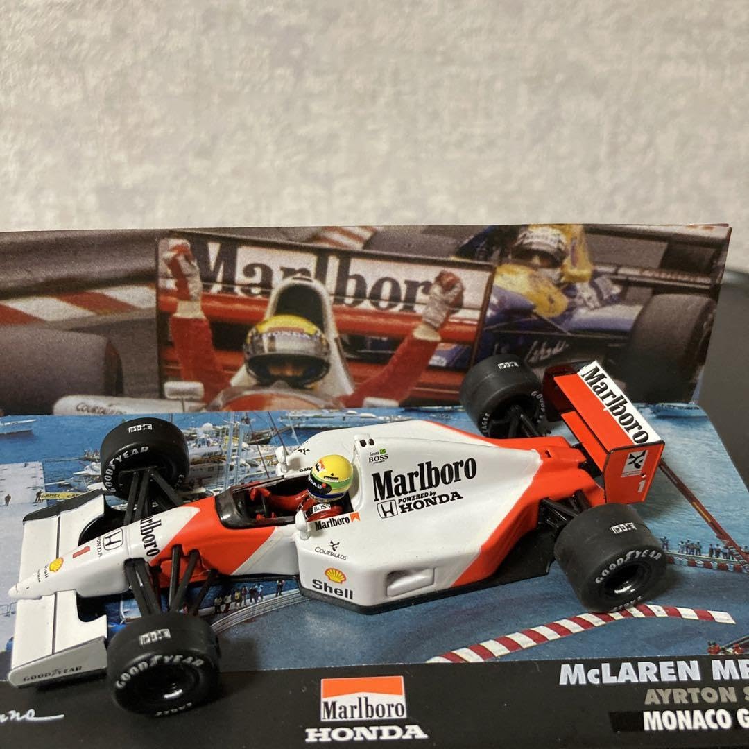 Amazon.co.jp: F1 マクラーレン MP4 7 アイルトン セナ マルボロ仕様