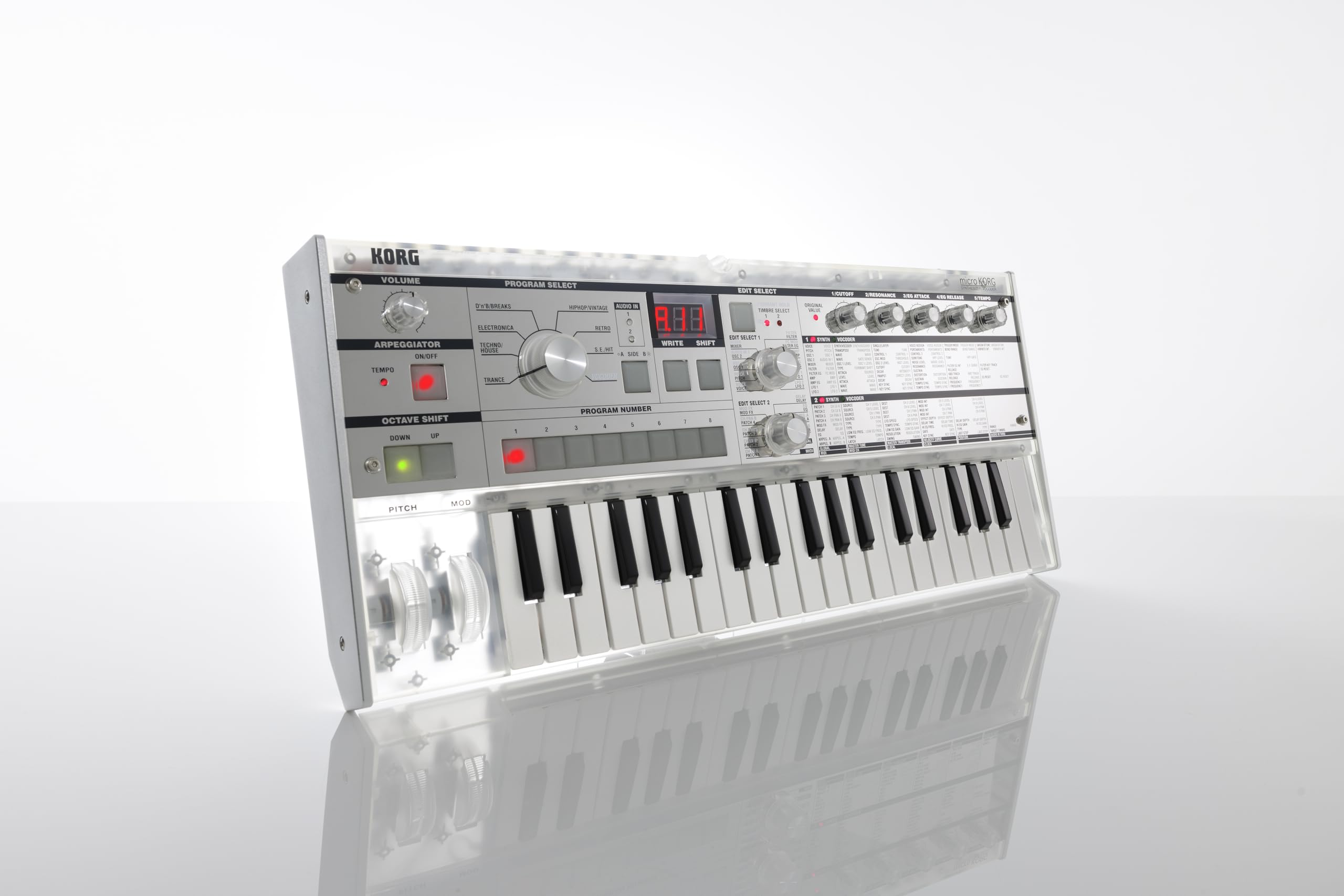 Amazon.com: Korg - MicroKorg Crystal - Synthesizer/Vocoder - 20th