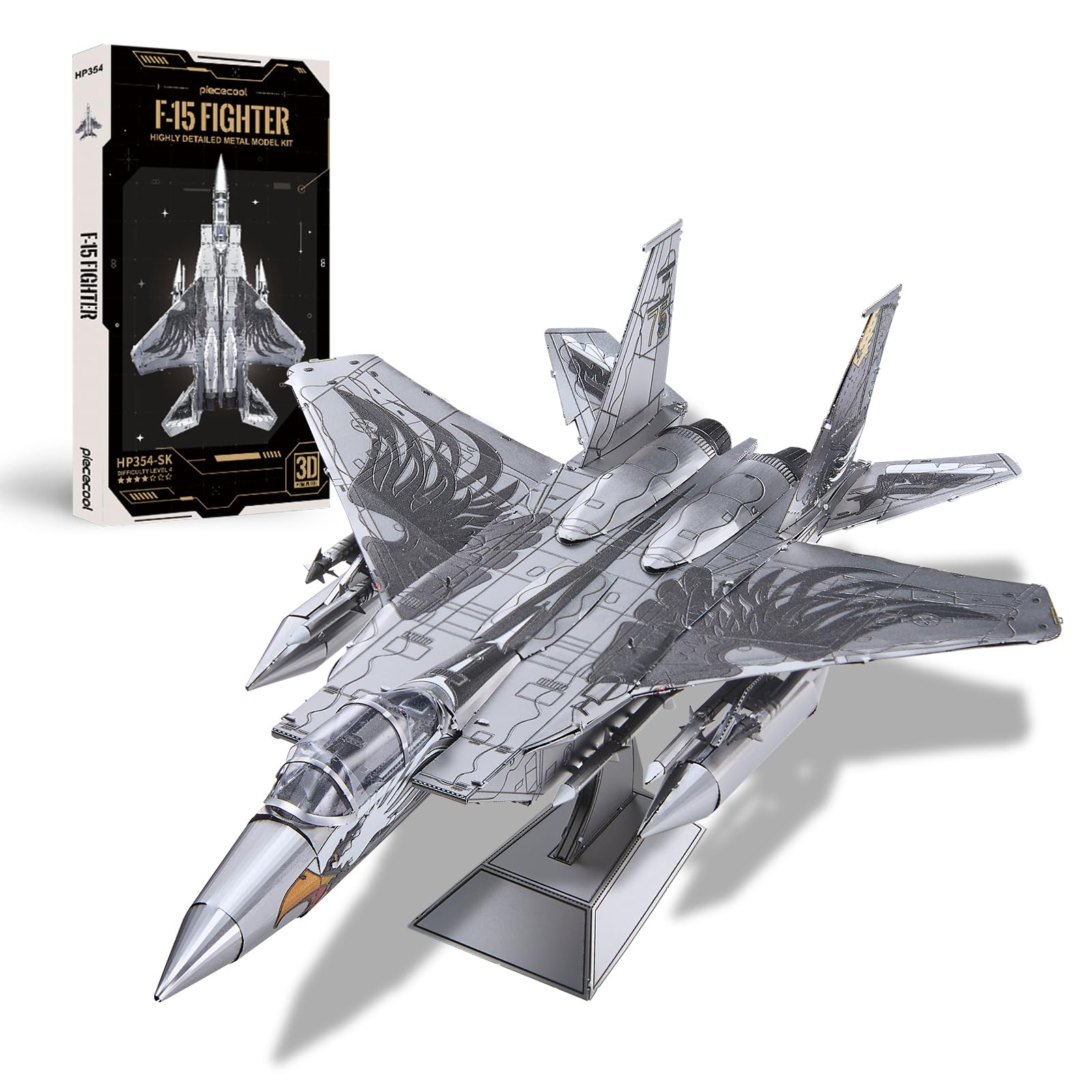 Amazon.com: Piececool 3D Puzzles for Adults, American F-15 Fighter