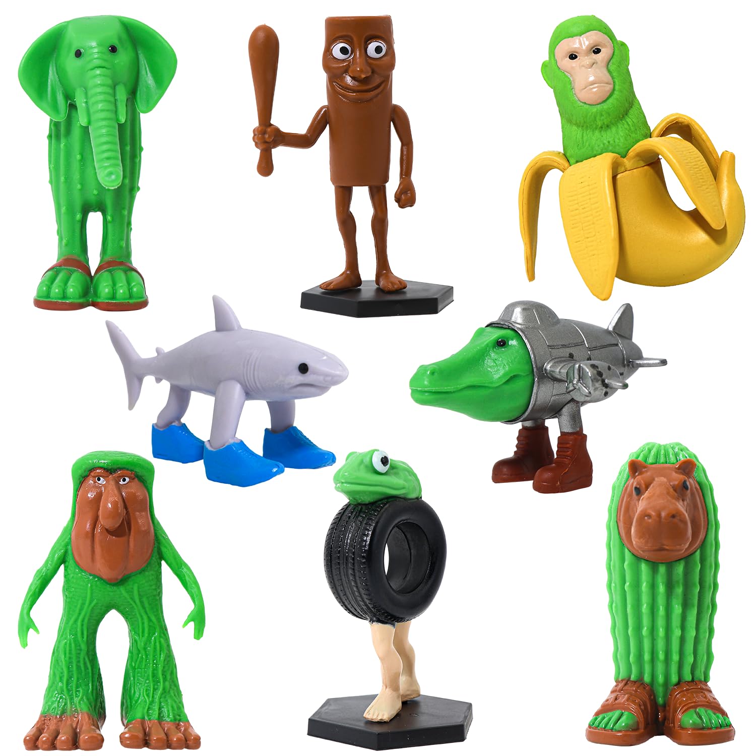 Amazon.co.jp: DUMPOP イタリアンブレインロットアクションフィギュア