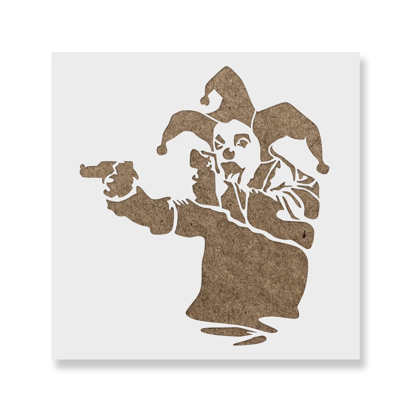 Amazon.com: Gun Clown Banksy Stencil - Enhance Your Space with