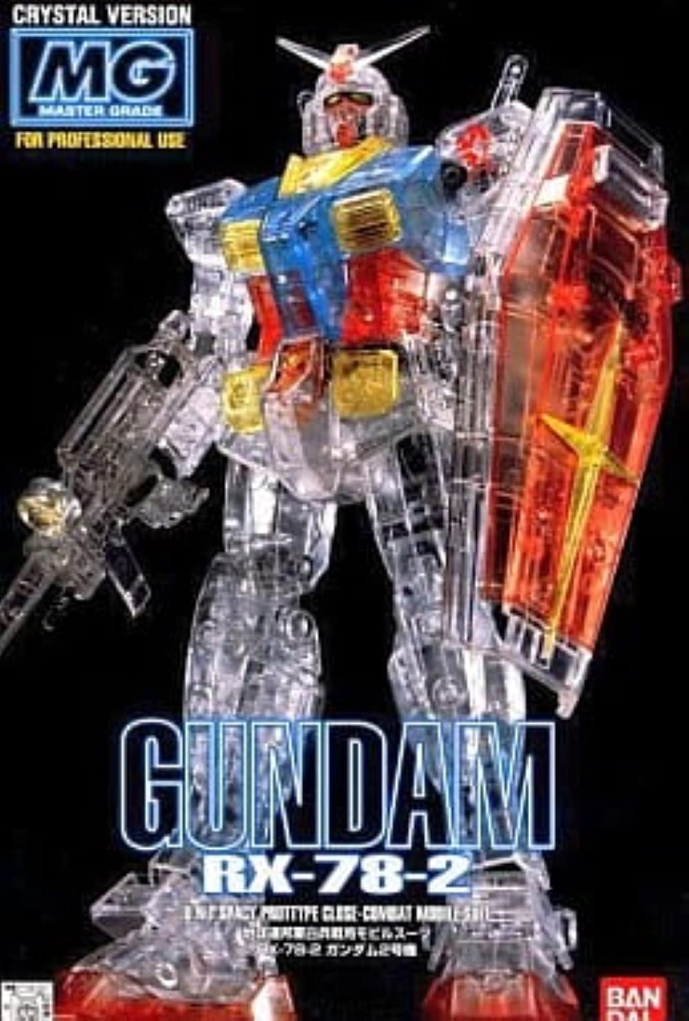 Amazon.com: Gundam MG Gundam RX-78-2 1/100 Scale (Crystal Version