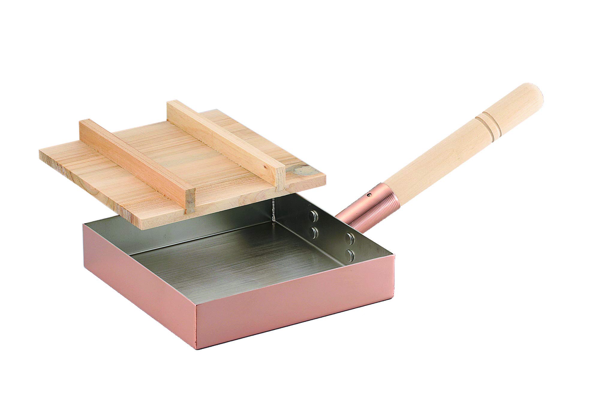 Amazon | 卵焼き器 銅製 18×18cm 木蓋付 日本製 燕三条 卵焼き