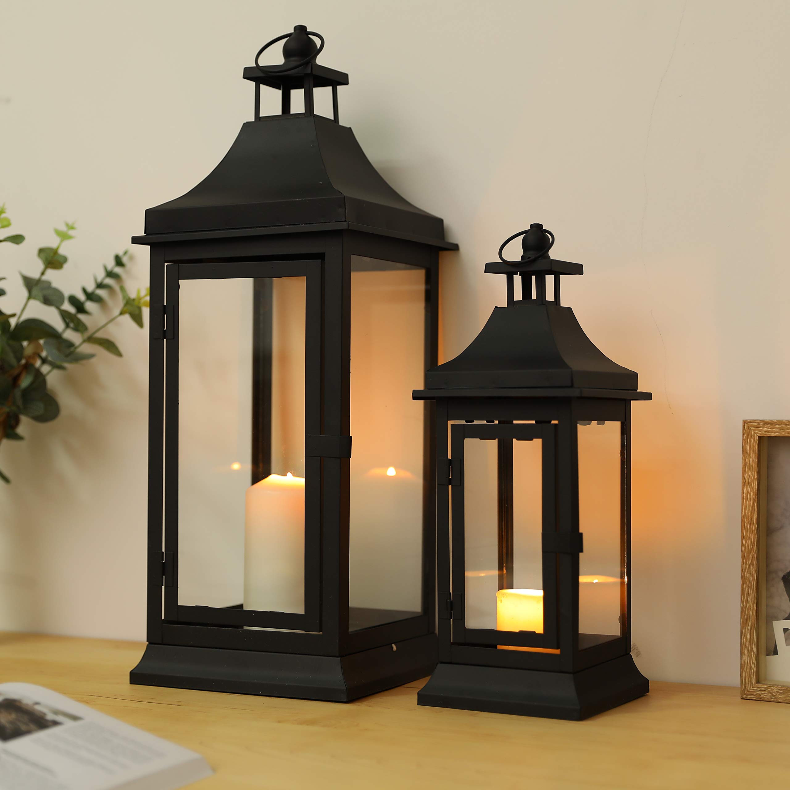 Amazon.co.jp: JHY DESIGN 2個セットキャンドルホルダー 高さ33/50cm