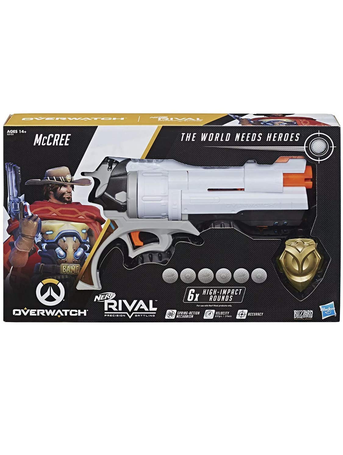 Amazon | Nerf Rival Overwatch McCree Blaster ナーフフライバル