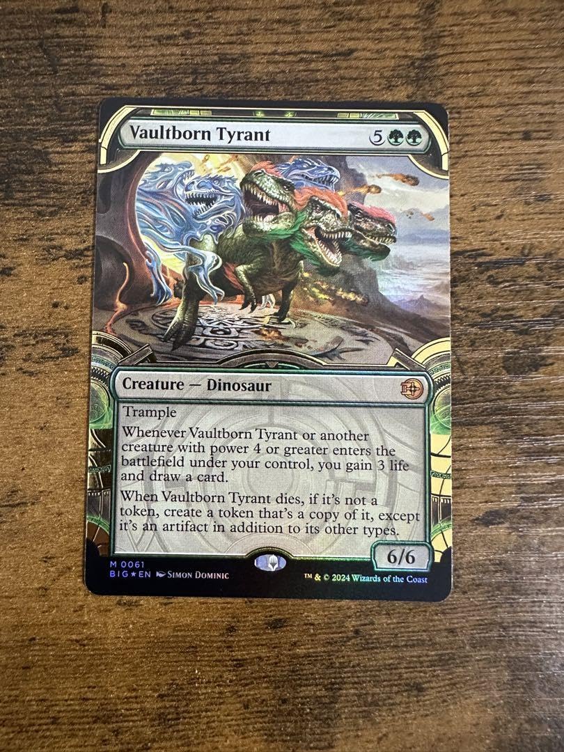 MTG 宝物庫生まれの暴君 レイズド Foil 英語 ② MTG BIG レイズド foil