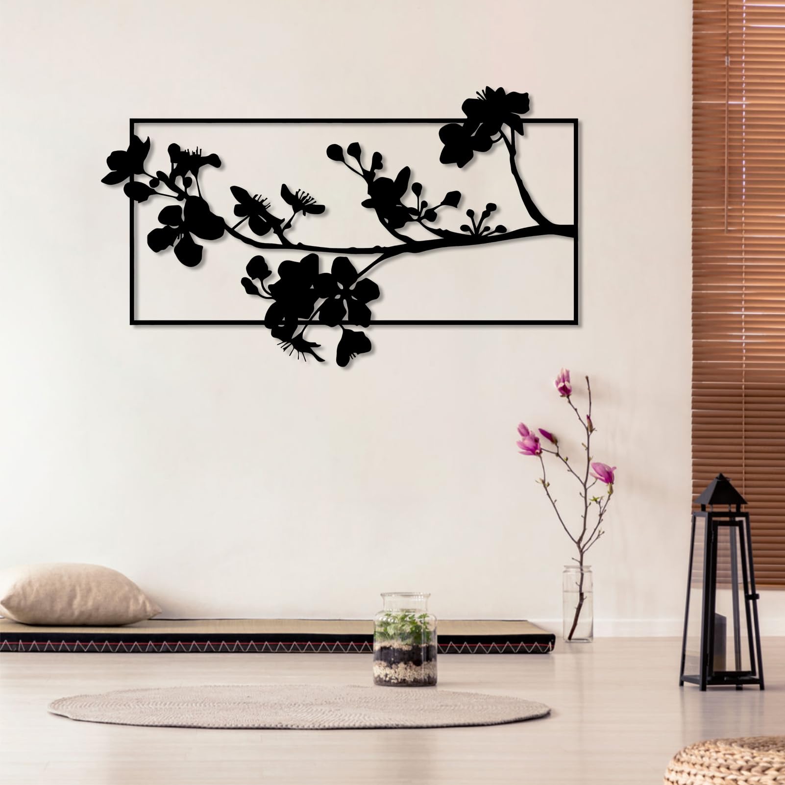 Amazon.com: Gasijet Cherry Blossom Metal Wall Decor, Sakura Metal
