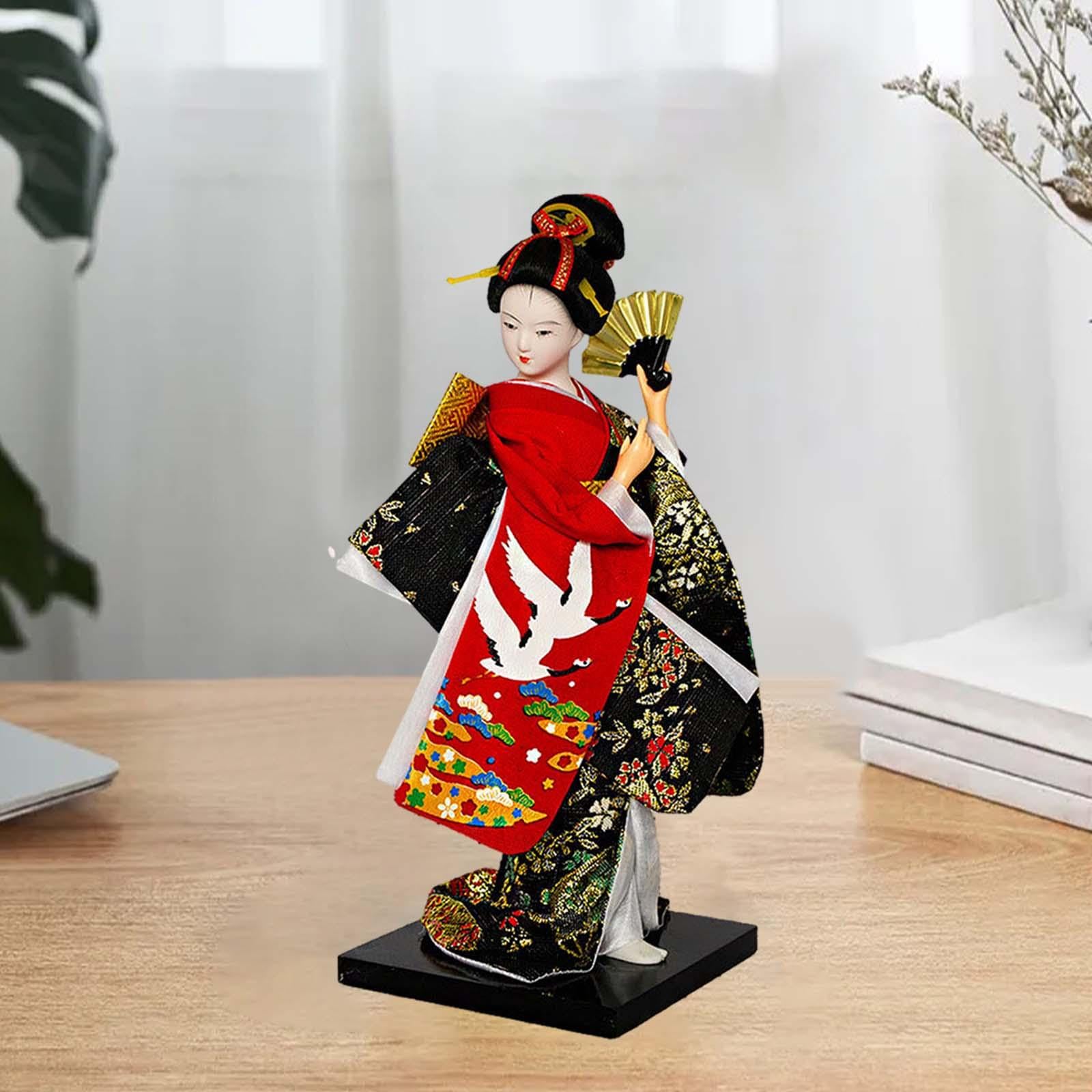 Amazon.co.jp: 25cm 芸者着物人形 和風ドール 装飾 伝統日本文化