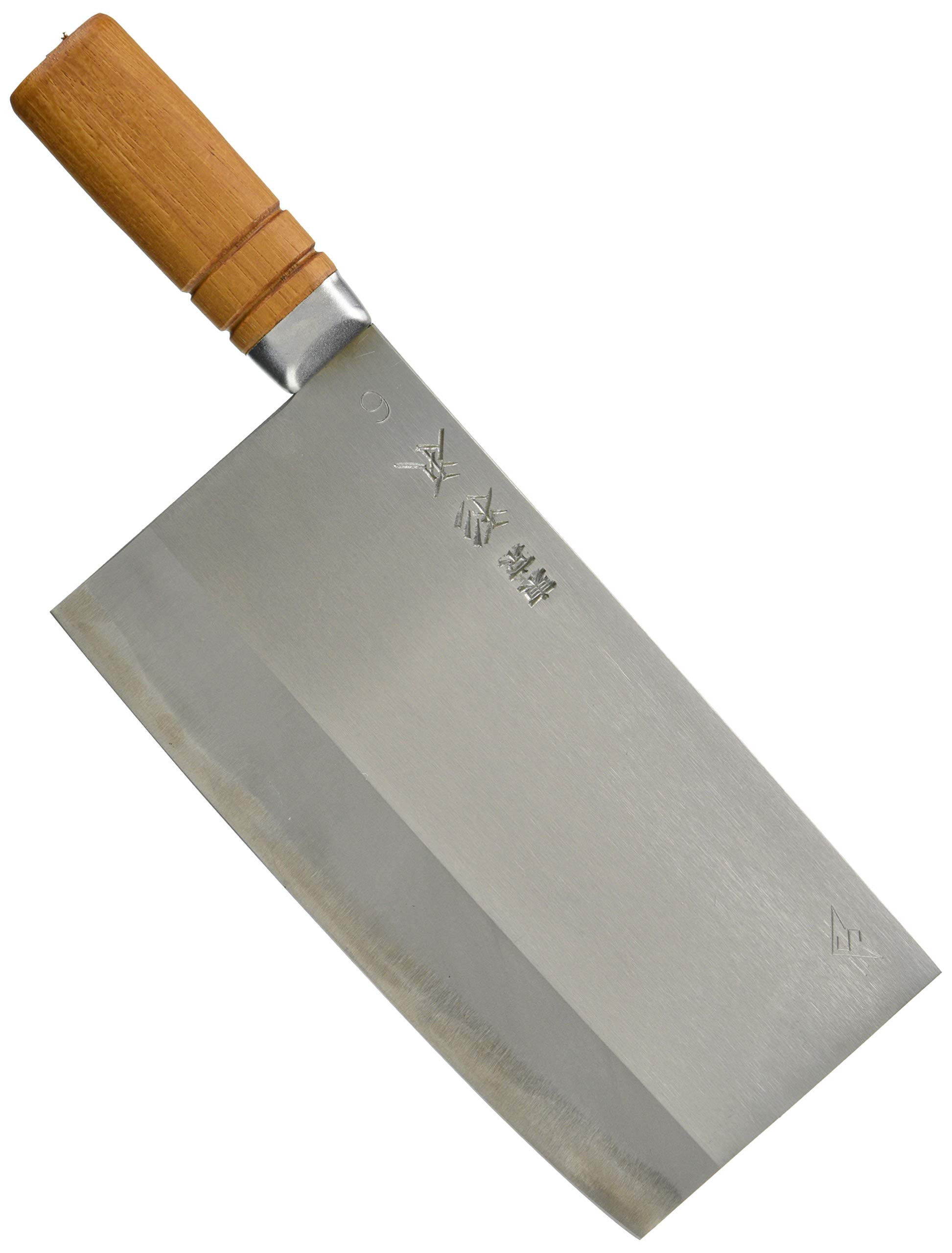 Amazon.co.jp: 杉本 中華庖丁 6号 4006 ハガネ(高炭素鋼) 割込式 日本