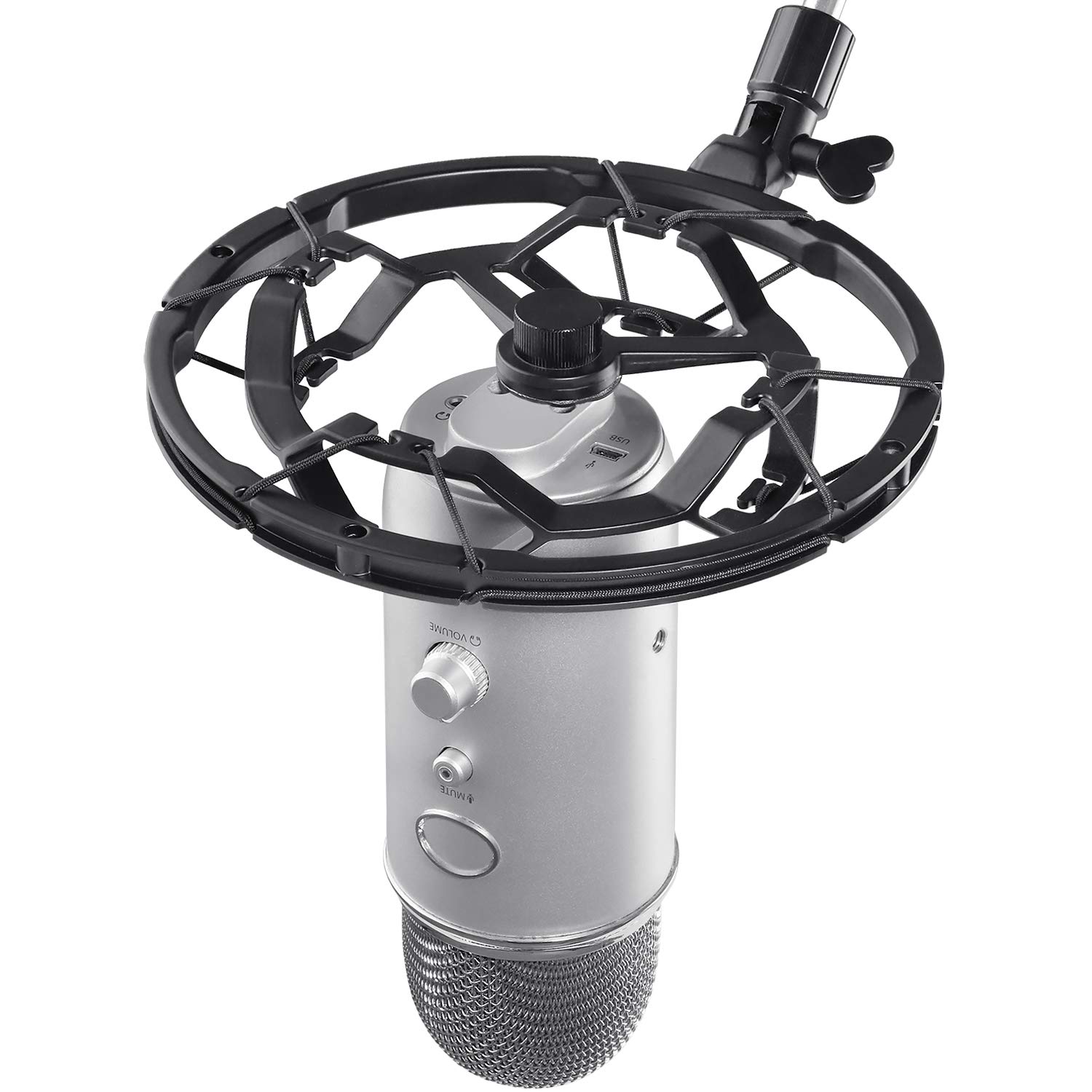 Amazon | SUNMON ショックマウント ブルー Yeti Pro マイク用
