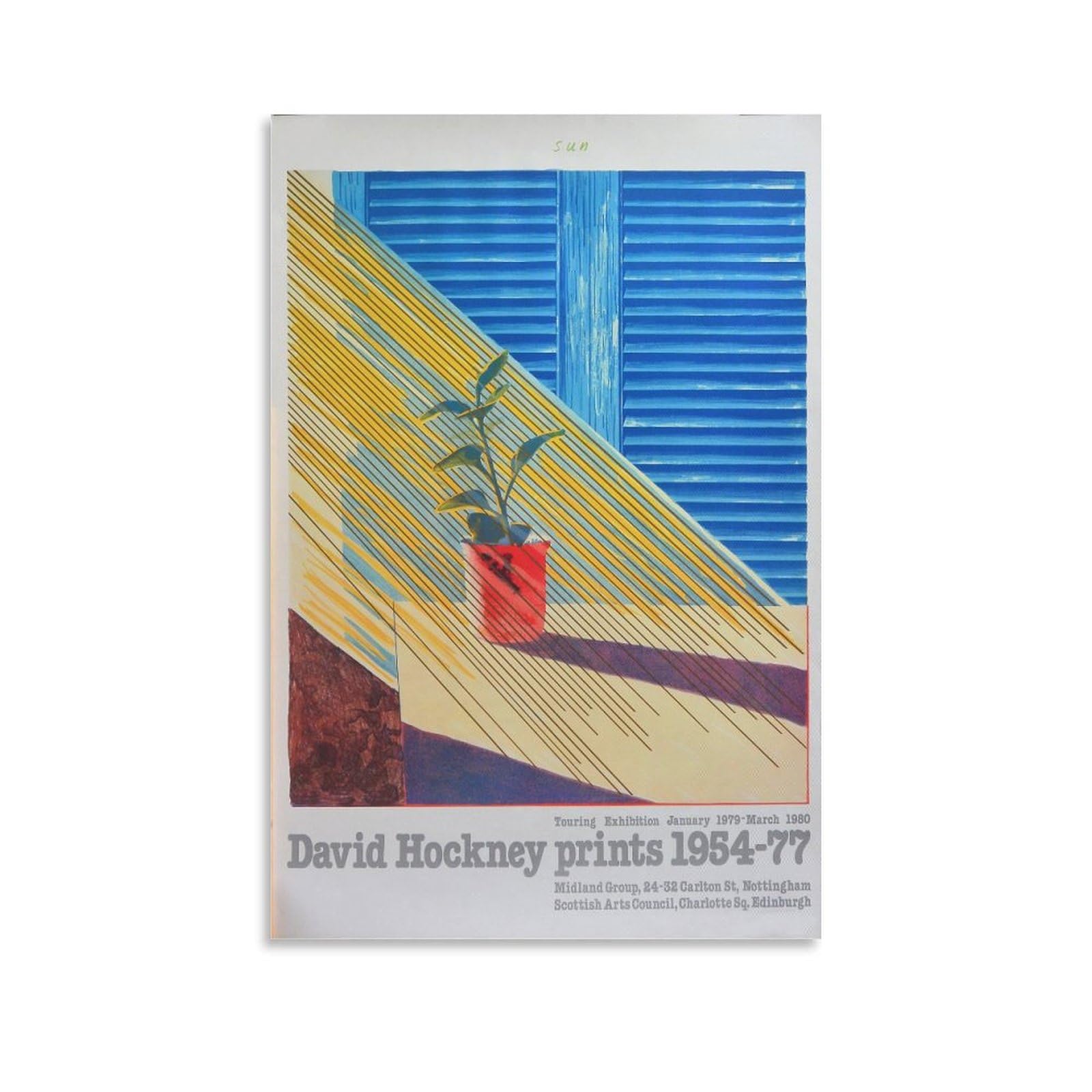 Amazon.co.jp: David Hockneyデイヴィッド・ホックニー ポスター 展覧