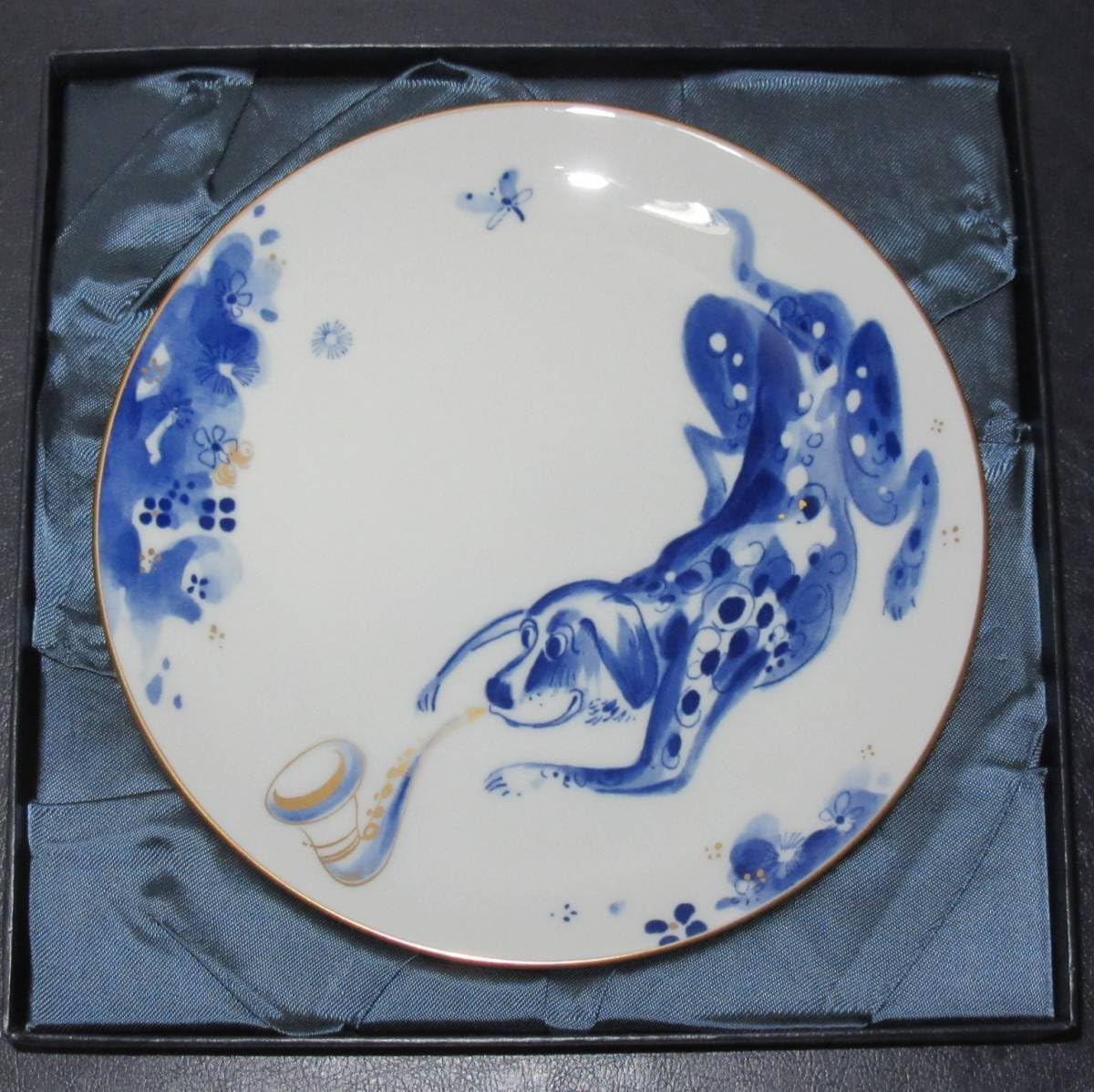 MEISSEN マイセン イヤープレート2006年犬年 約19cm飾り皿 干支
