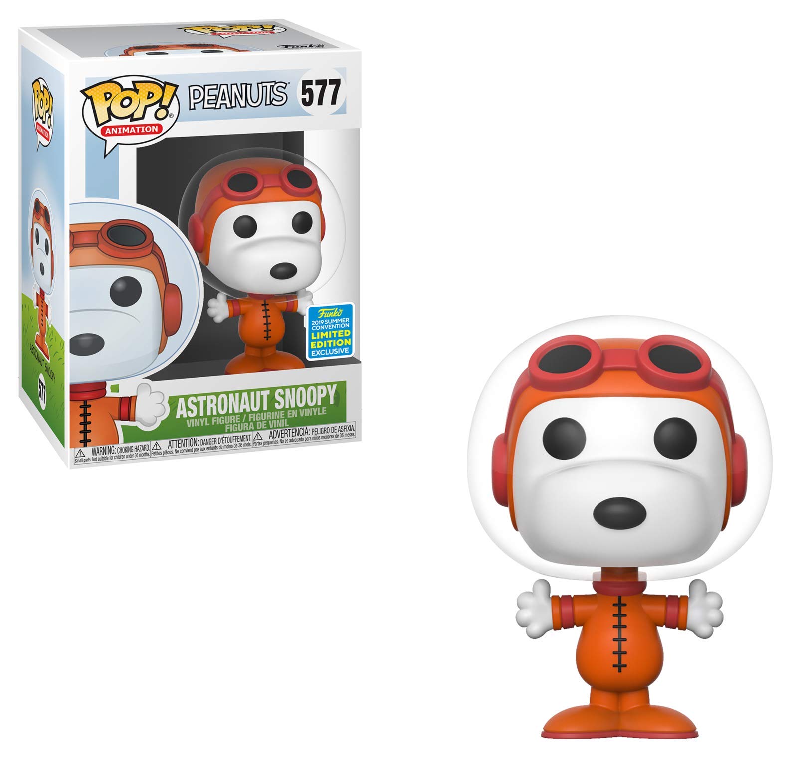 Amazon.com: Funko POP Animation: Peanuts - Astronaut Snoopy #577