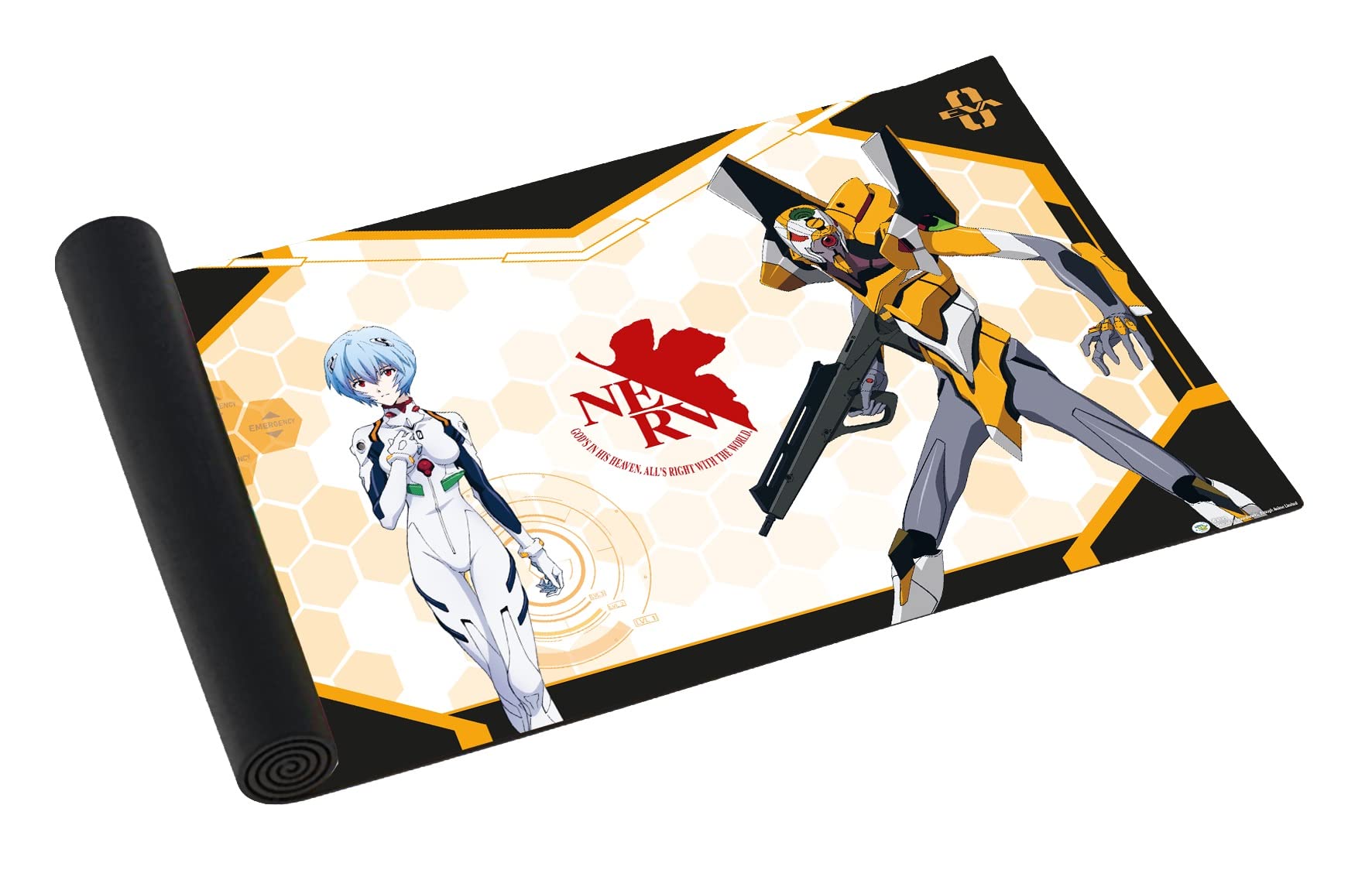 Amazon.com: Japanime Games Evangelion: EVA 00 Playmat Gaming
