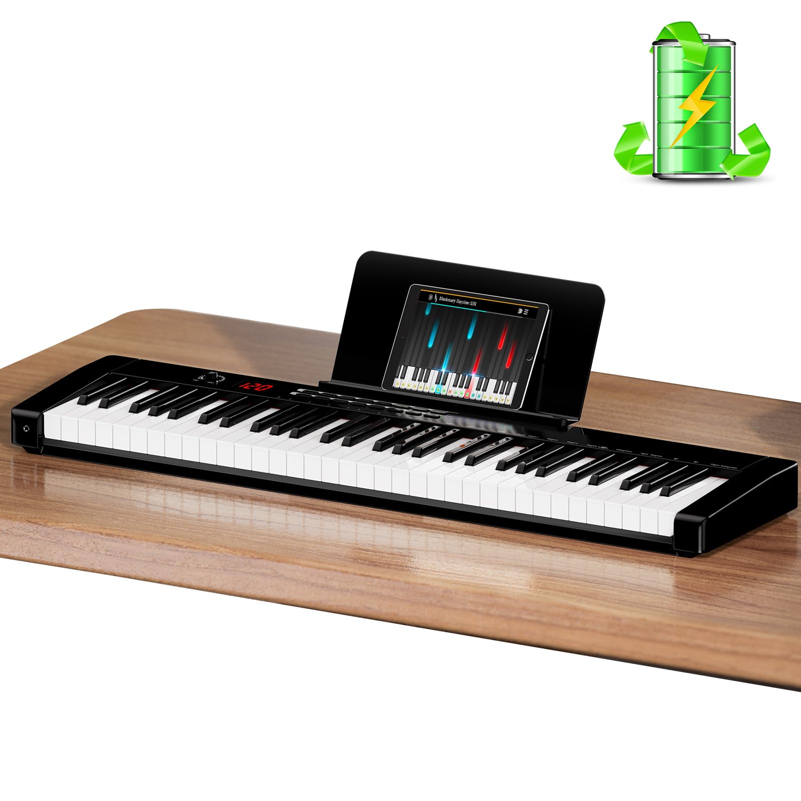 Amazon | TERENCE 電子ピアノ 61鍵タッチレスポンス鍵盤 2025年改良