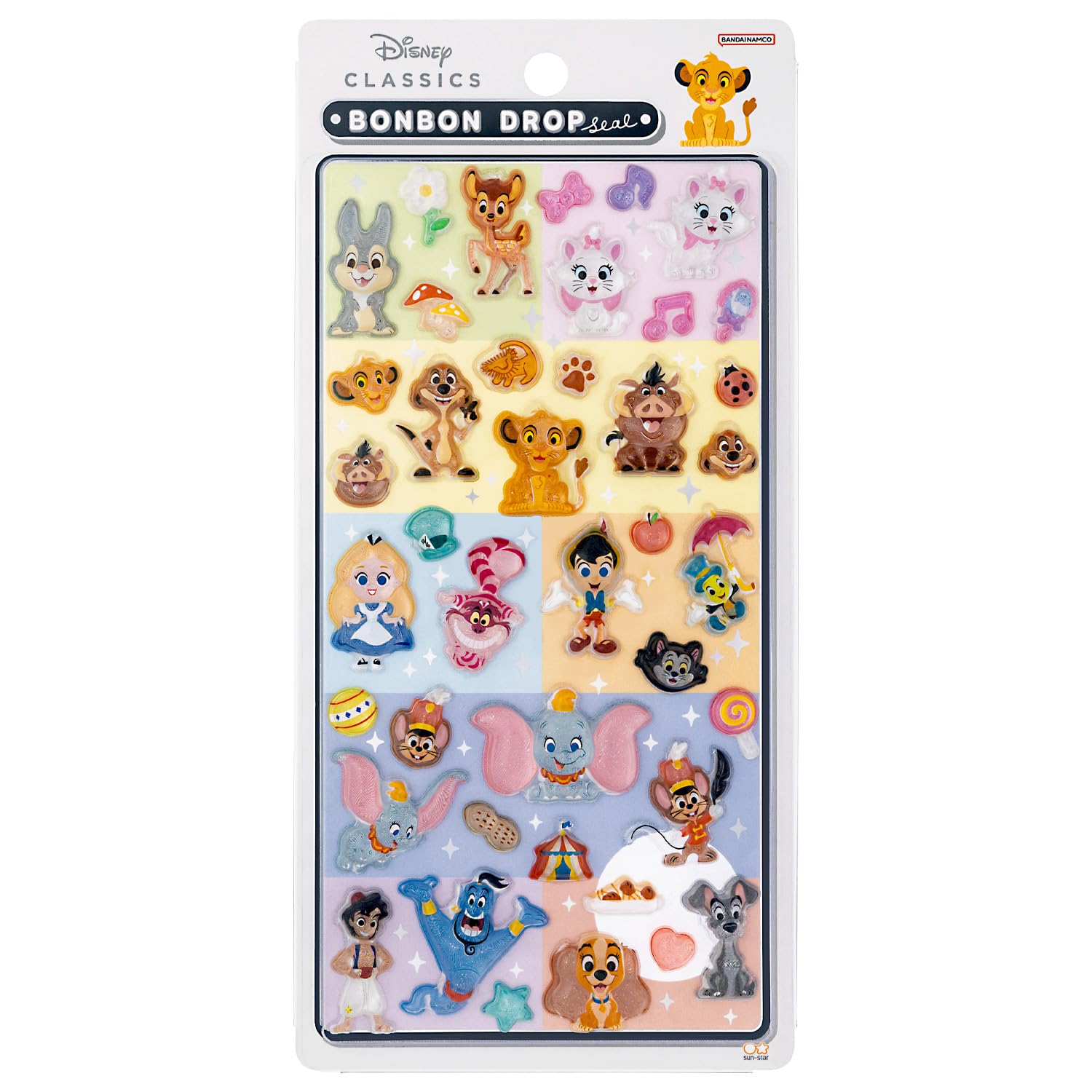 Amazon | サンスター文具 ディズニー シール ボンボンドロップシール