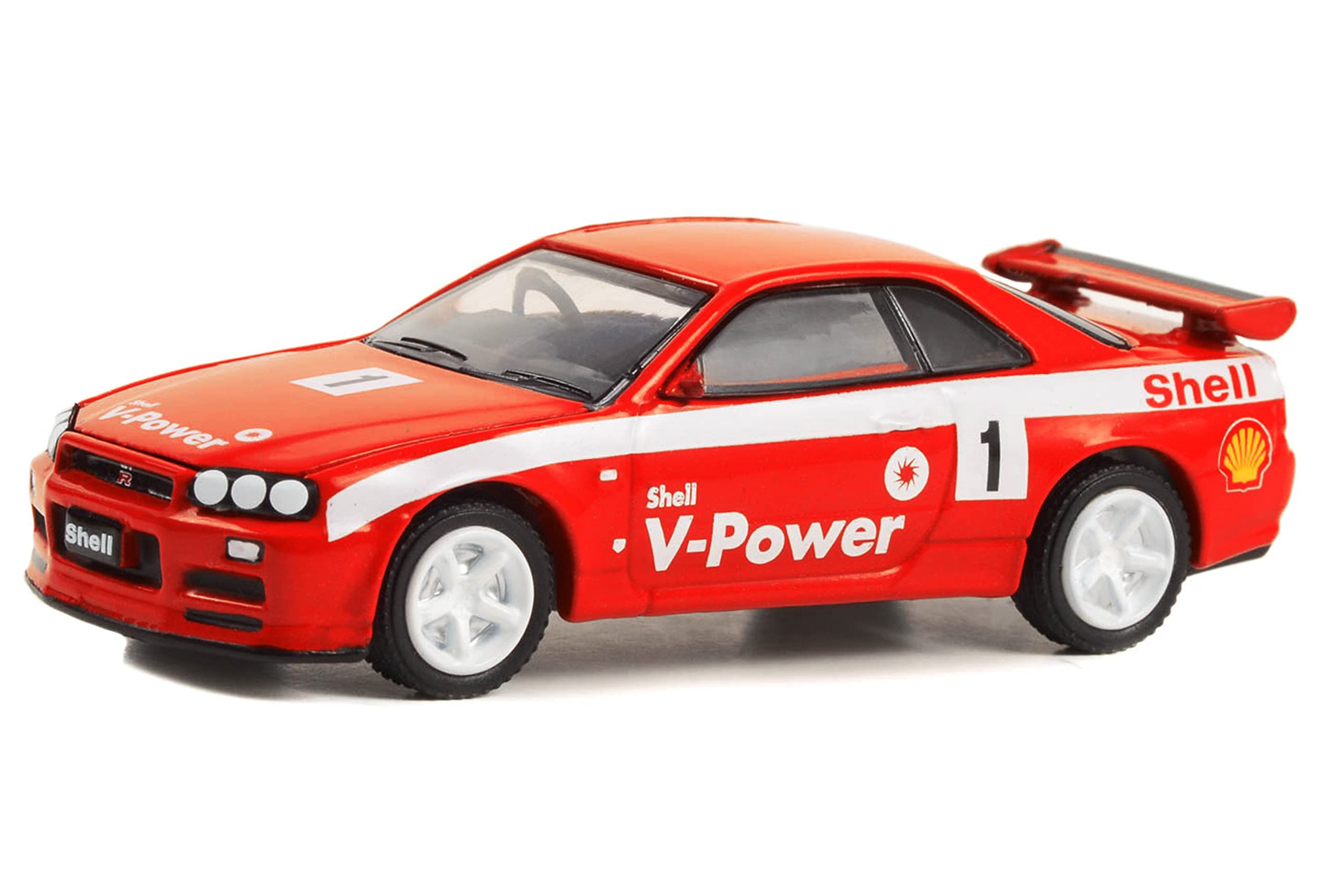 Amazon.com: 2001 Skyline GT-R (R34) #1 Red with White Stripes