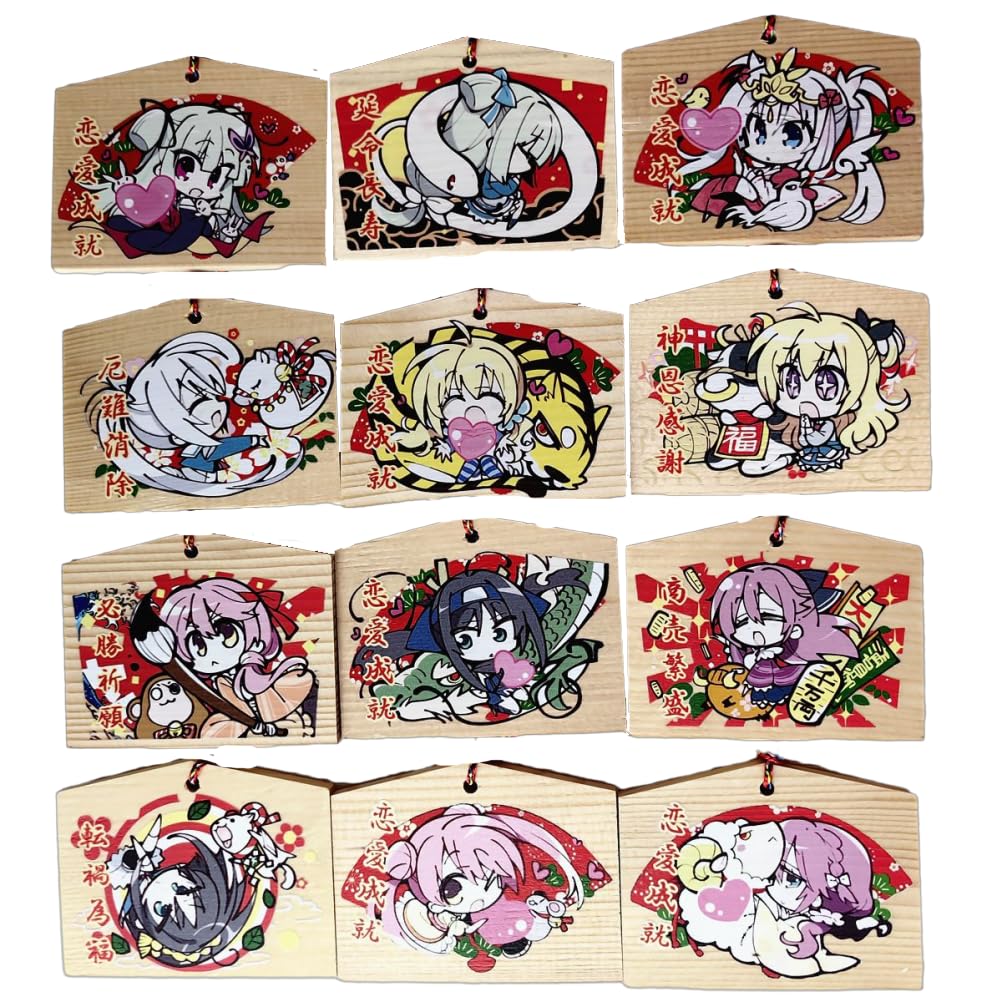Amazon.co.jp: 千恋＊万花 招福絵馬 木製立絵馬 イラスト 千恋万花 朝