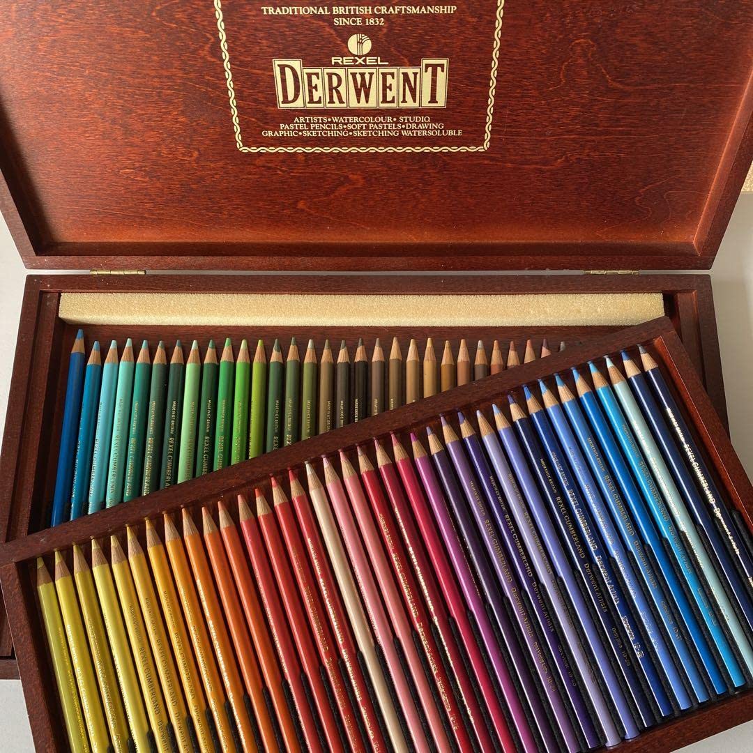 Amazon | DERWENT ダーヴェント色鉛筆ARTISTS木箱入72色 | 色鉛筆