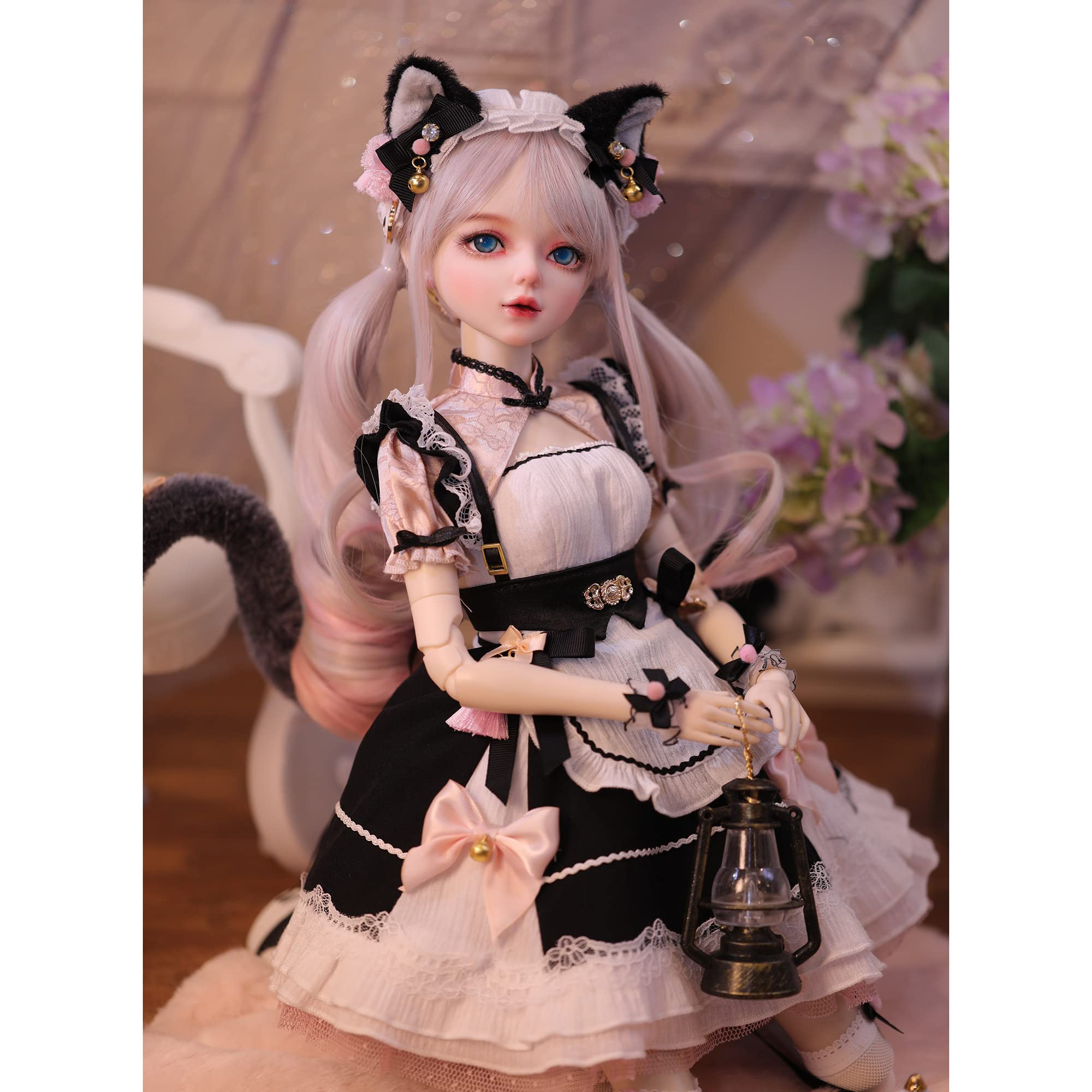 Amazon | Kuyif 球体関節人形 1/3 BJDドール フルセット メイド服
