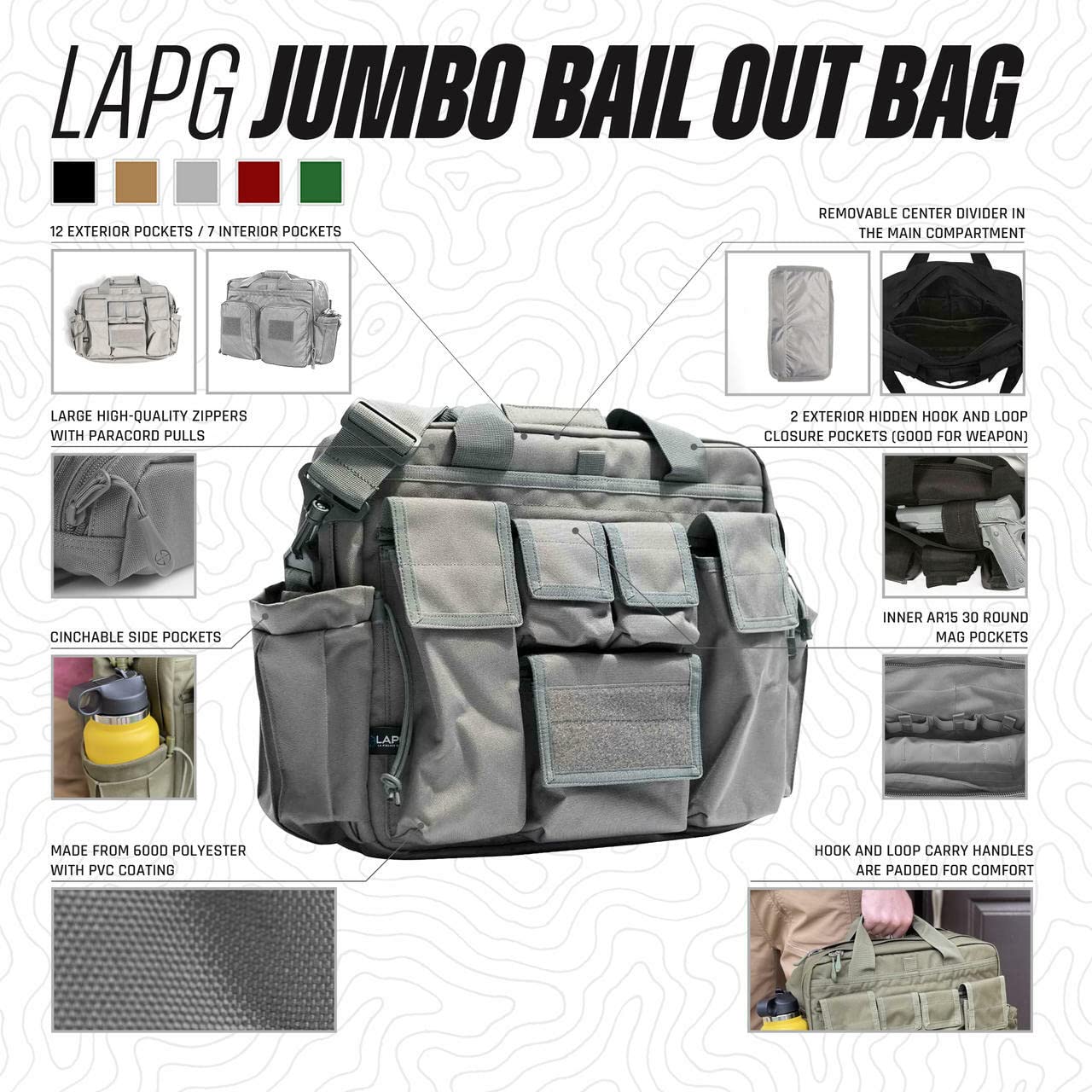 Amazon.co.jp: (LAポリスギア) LA Police Gear ジャンボベイルアウト