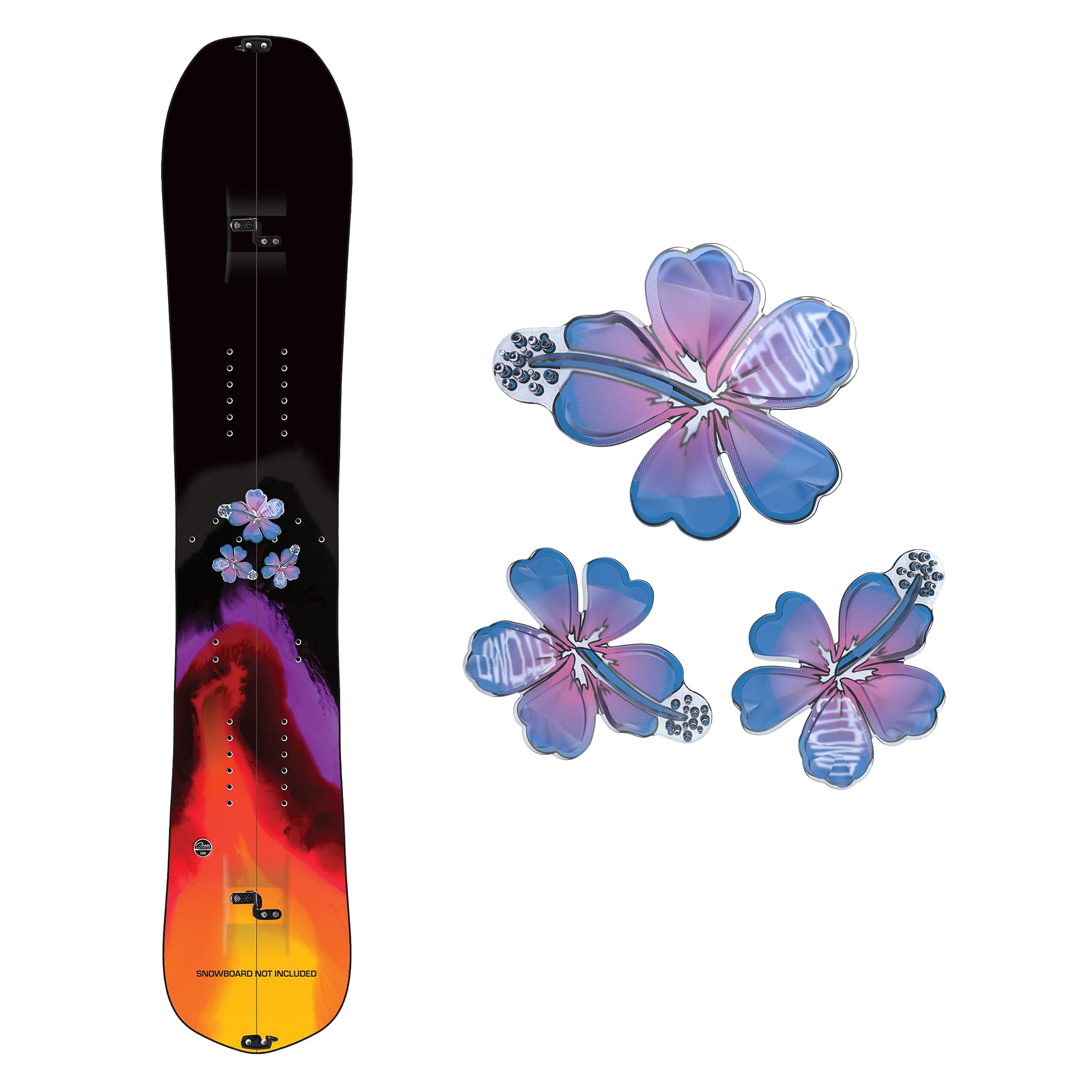 Amazon.com : Stompgrip Premium Snowboard Stomp Pad | Hibiscus | 3D
