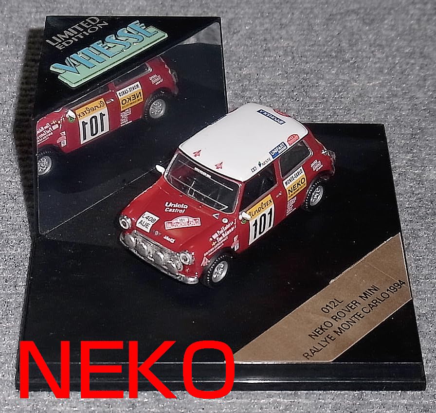 Amazon | 012L 1/43 ネコ ローバー ミニ 101号車 1994 モンテカルロ