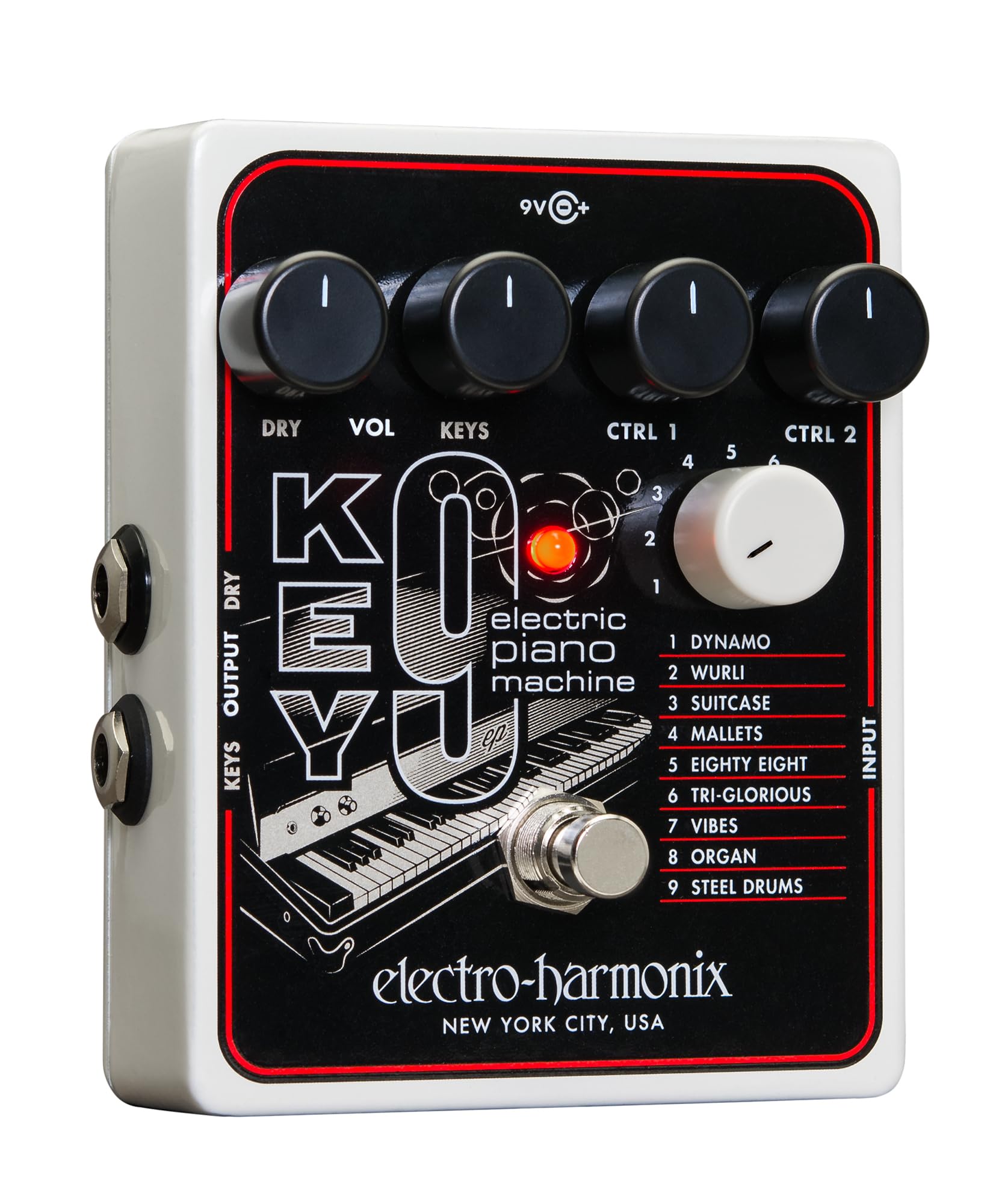 Amazon.com: Electro-Harmonix KEY9 Electric Piano Machine Pedal