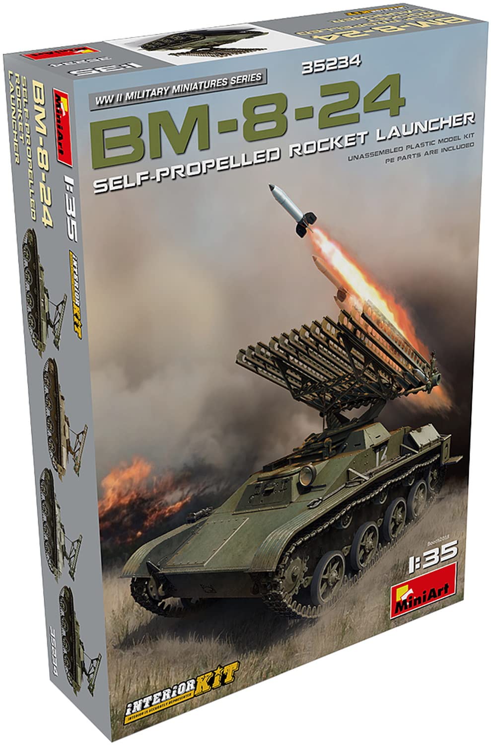 Amazon | ミニアート 1/35 ソ連軍 BM-8-24自走多連装ロケット