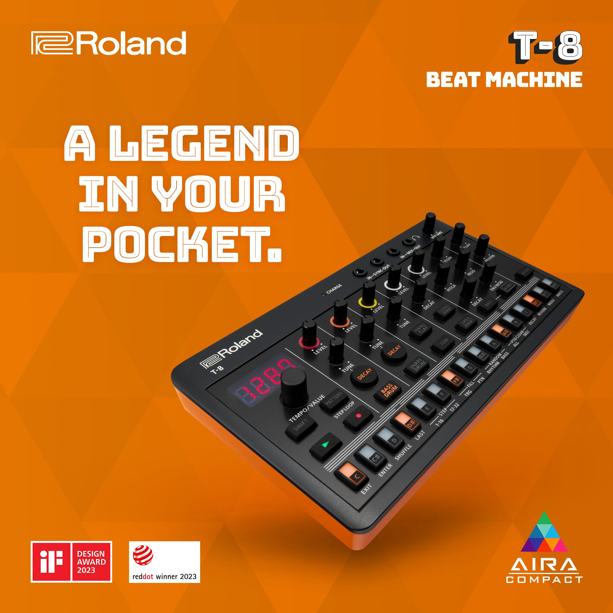 Amazon.co.jp: Roland AIRA Compact T-8 ビートマシン : 楽器・音響機器