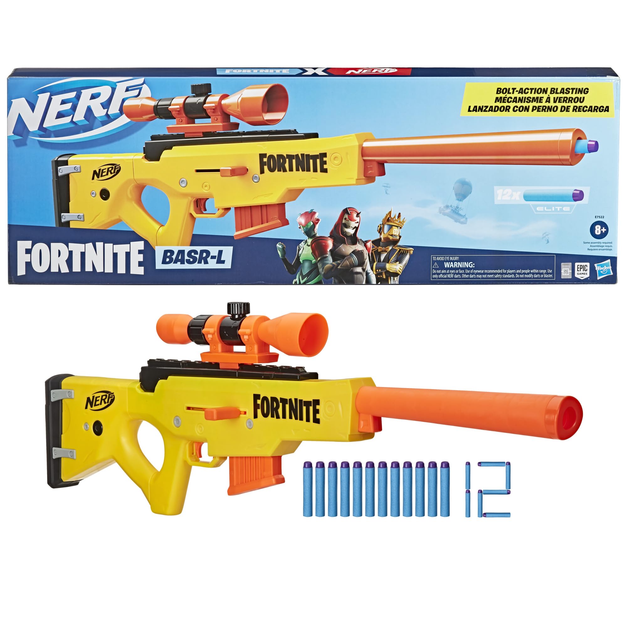 Amazon.co.jp: ハズブロ(HASBRO) ナーフ フォートナイト BASR-Lダーツ