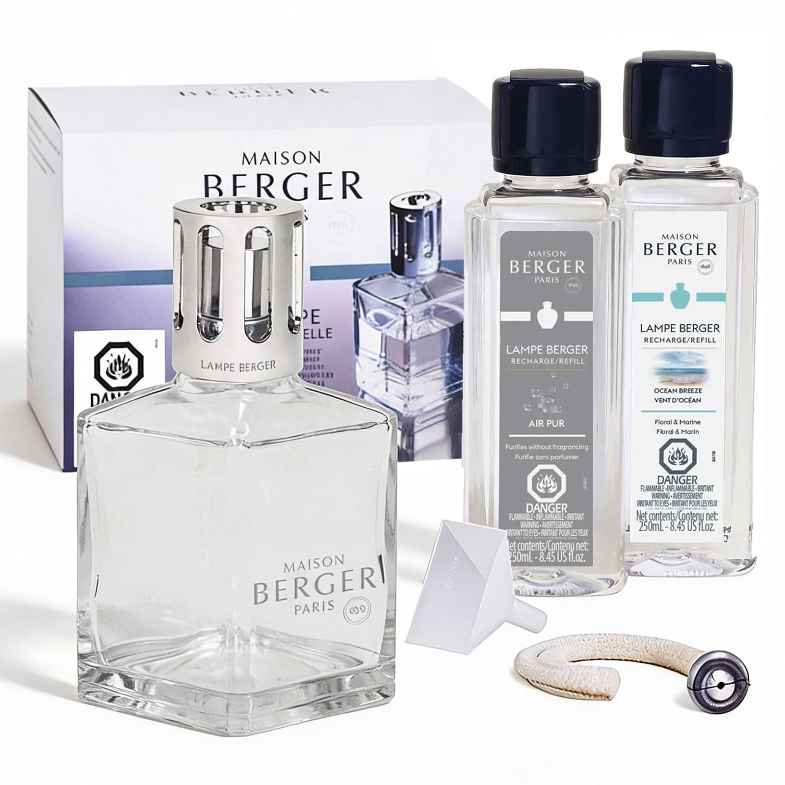 Amazon.com: MAISON BERGER Set – Lampe Berger Starter Square