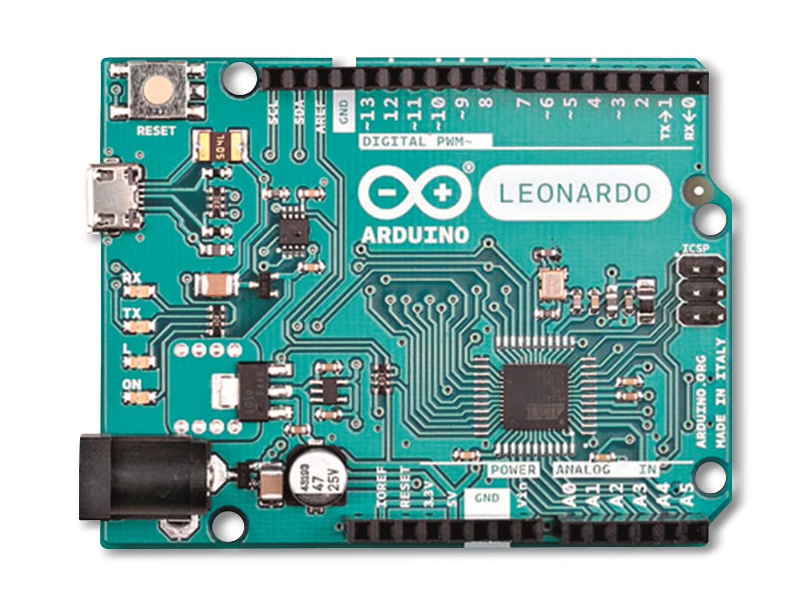Arduino Leonardo with Headers [A000057]   ATmega32U4